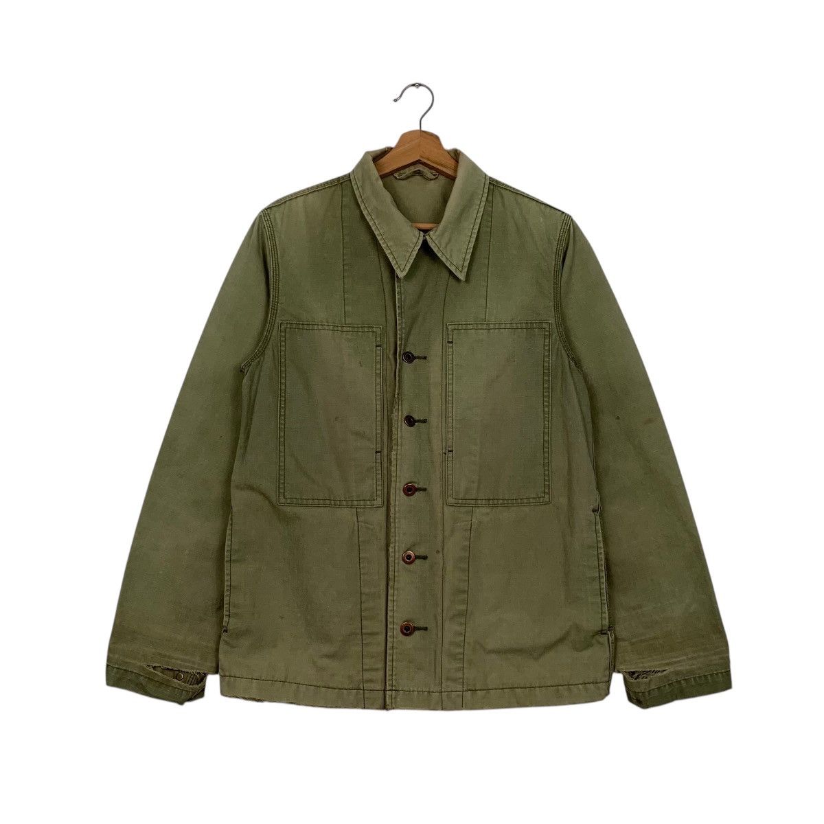 Vintage ☀️Rare Vintage military style jacket Size US S / EU 44-46 / 1 - 1 Thumbnail