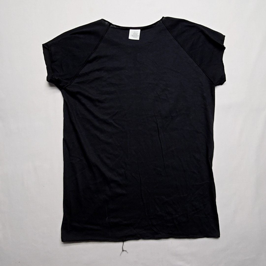 Vintage Vintage Women's Black Blank Shirt Top Bantam Women Large 80s Size L / US 10 / IT 46 - 6 Thumbnail