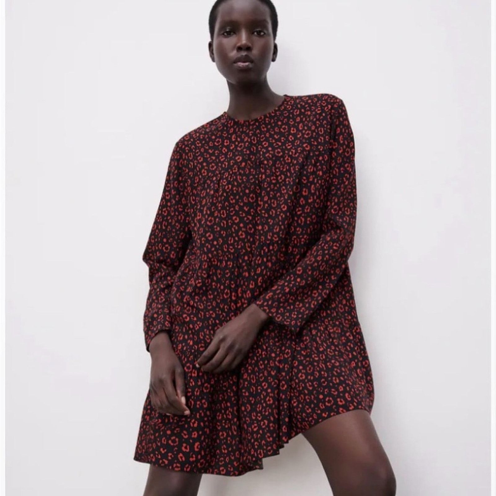 chinese dress ladies Zara Women's Red Long Sleeve Open Front Coat With Pockets Size M – Picky  Thrifter main image 1