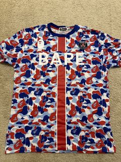 Bape best sale psg jersey