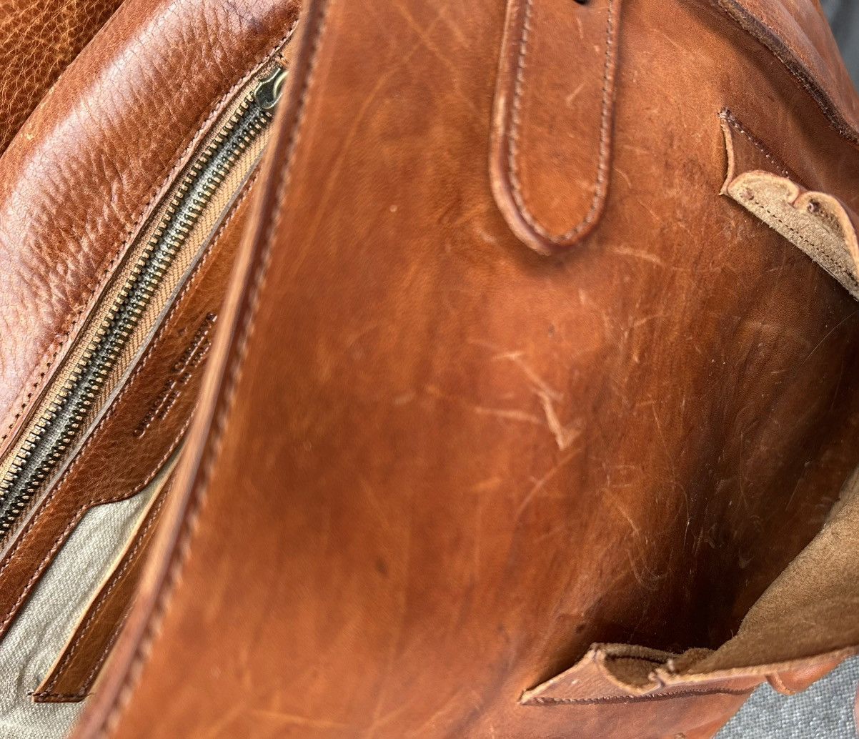 Handmade × Officine Creative Officine Creative Leather Briefcase Messenger (Much Worn) Size ONE SIZE - 9 Thumbnail
