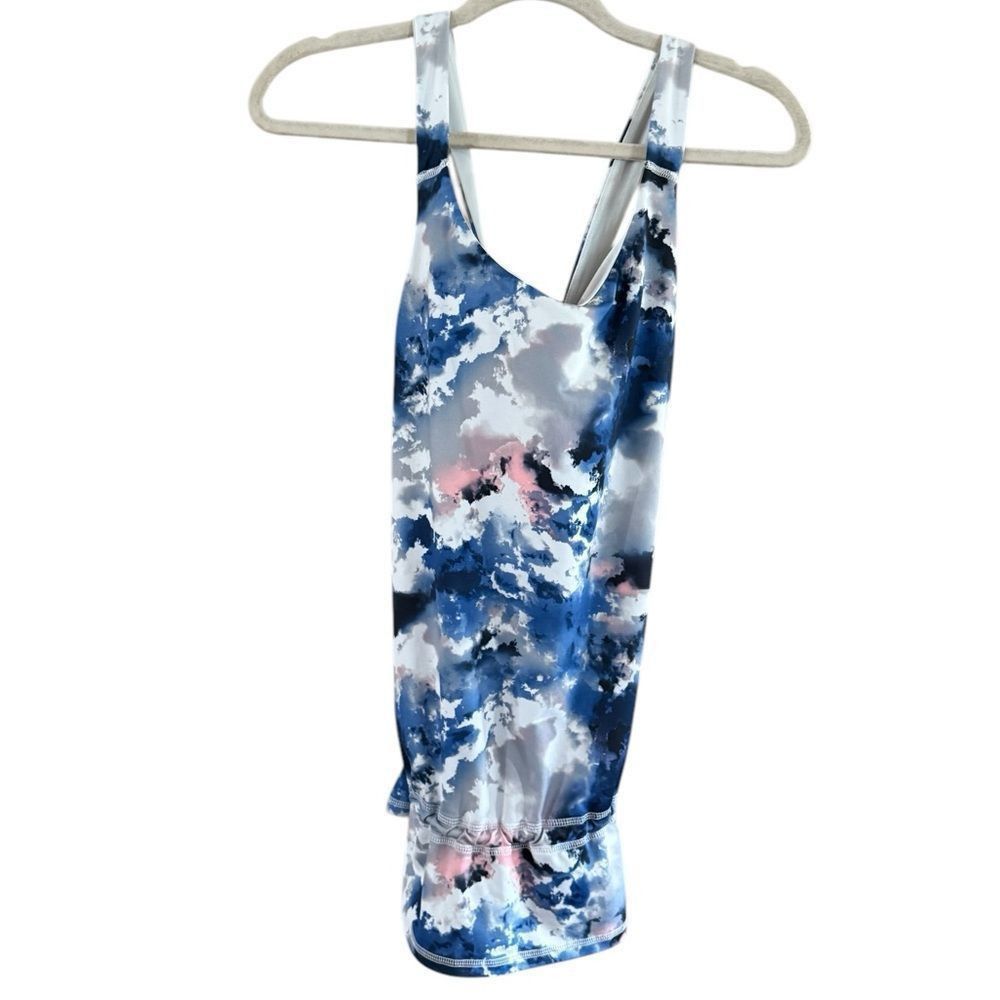 Other Lucy athletic wear Blue and Pink Tank Top Vibrant Design Size M / US 6-8 / IT 42-44 - 1 Thumbnail