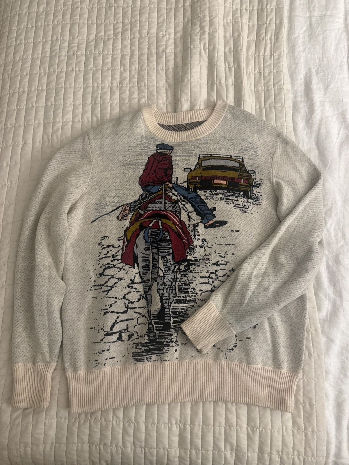 Aime Leon Dore Aime Leon Dore Posche 911SC Pappou Sweater Size US M / EU 48-50 / 2 - 1 Thumbnail