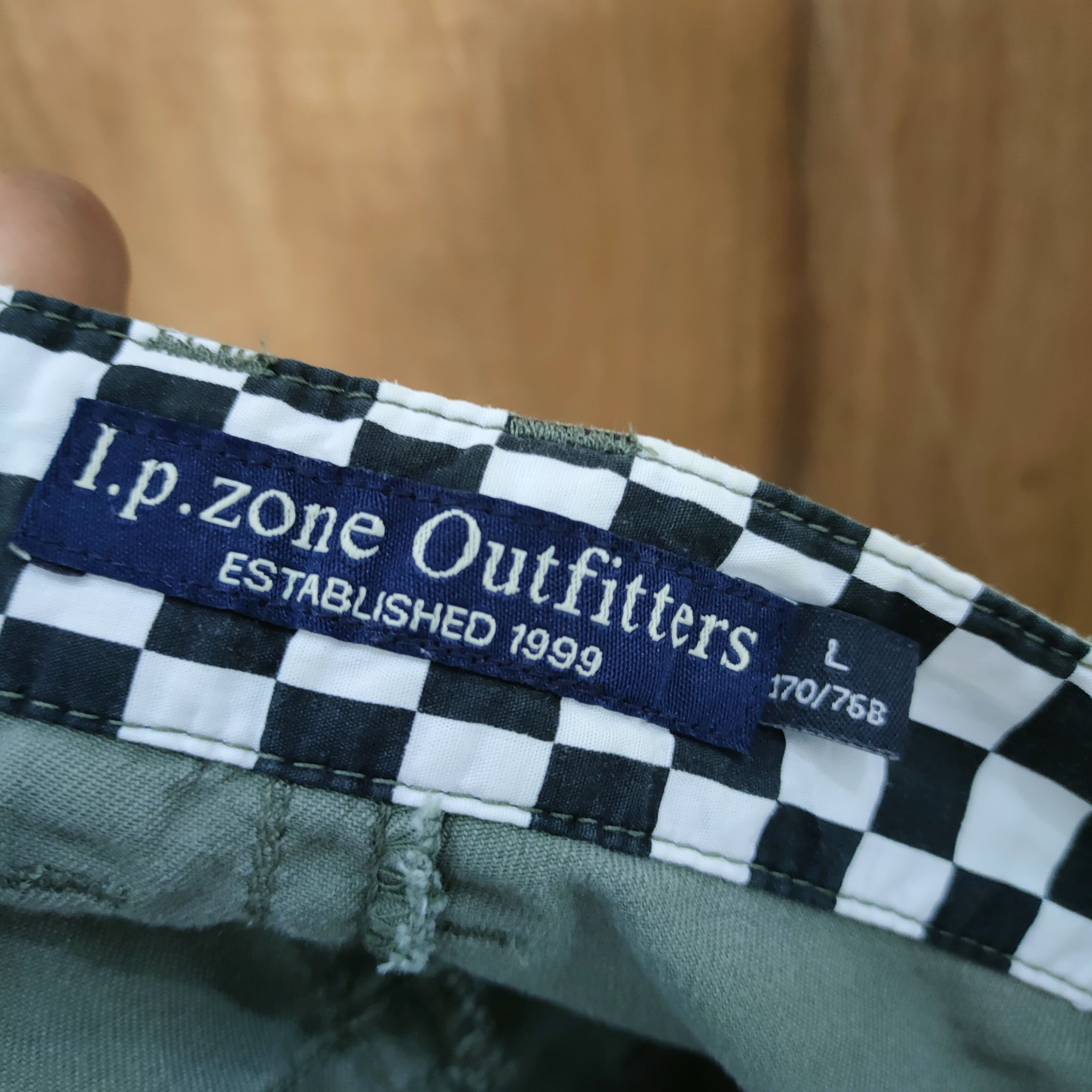 Japanese Brand VINTAGE I.P ZONE FADED GREEN CARGO PANTS Size US 30 / EU 46 - 11 Thumbnail