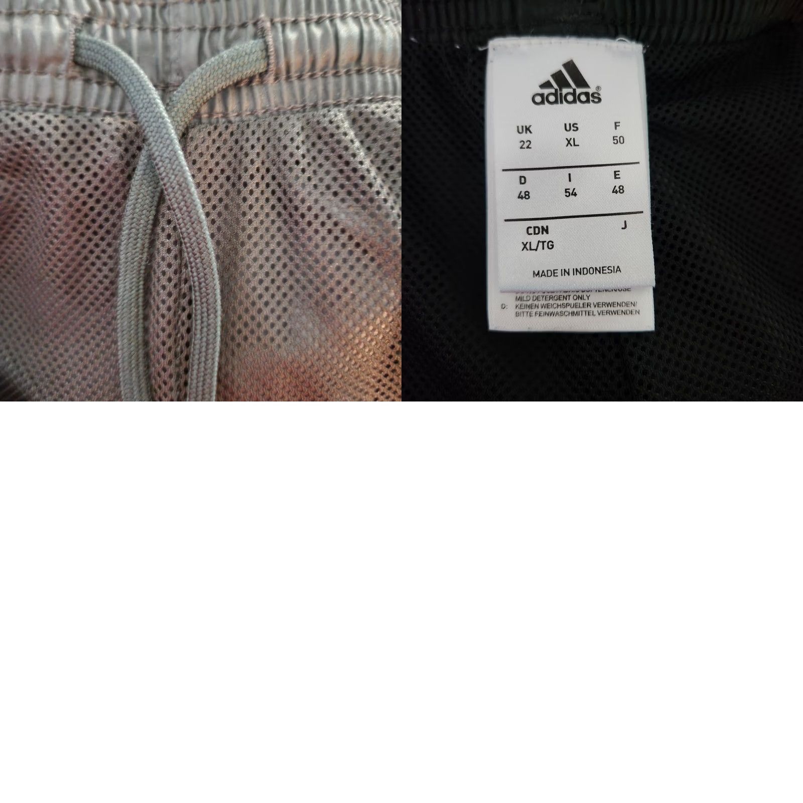 Adidas Adidas 3 Stripe Track Pants Wide Leg Mens XL Windbreaker Black Zip Ankle Pants Mens XL Black Wide Leg Athletic Sportswear Size US 36 / EU 52 - 8 Thumbnail