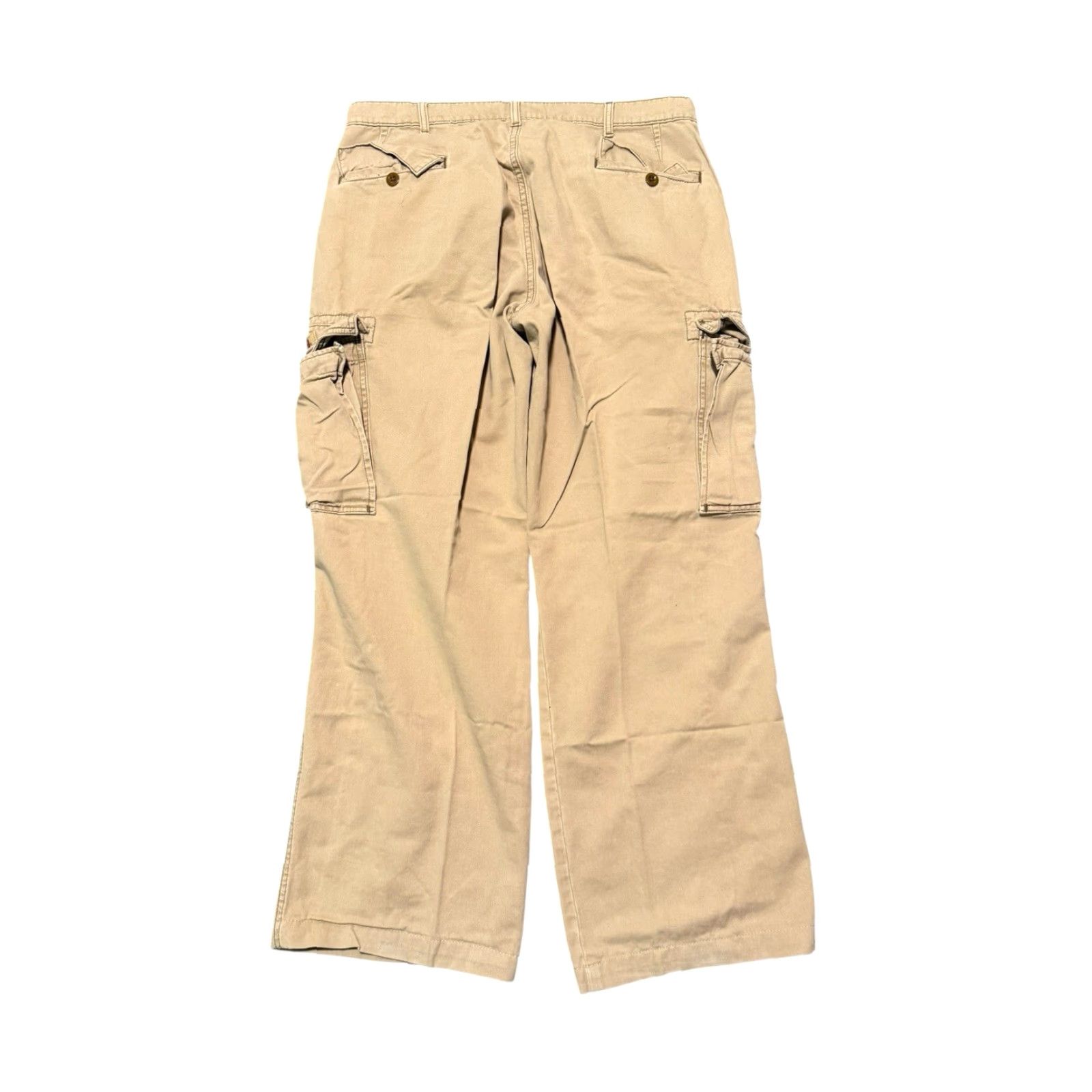 Polo Ralph Lauren VINTAGE Polo Ralph Lauren Polo Jeans Co Cargo Pants Mens 33x30 Khaki Read* Size US XS / EU 42 / 0 - 5 Thumbnail