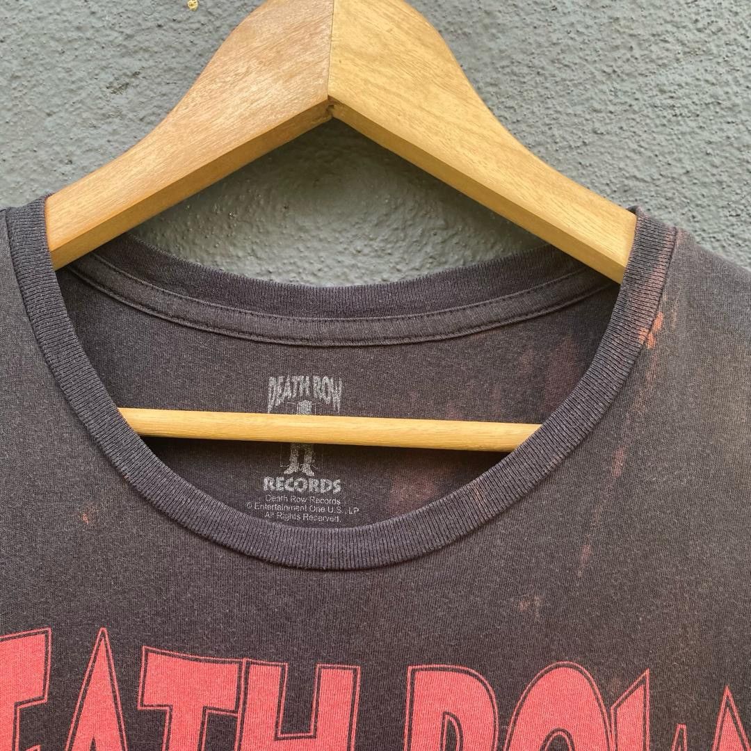 Rap Tees Thrashed Faded Death Row Records Tee Size US L / EU 52-54 / 3 - 4 Thumbnail