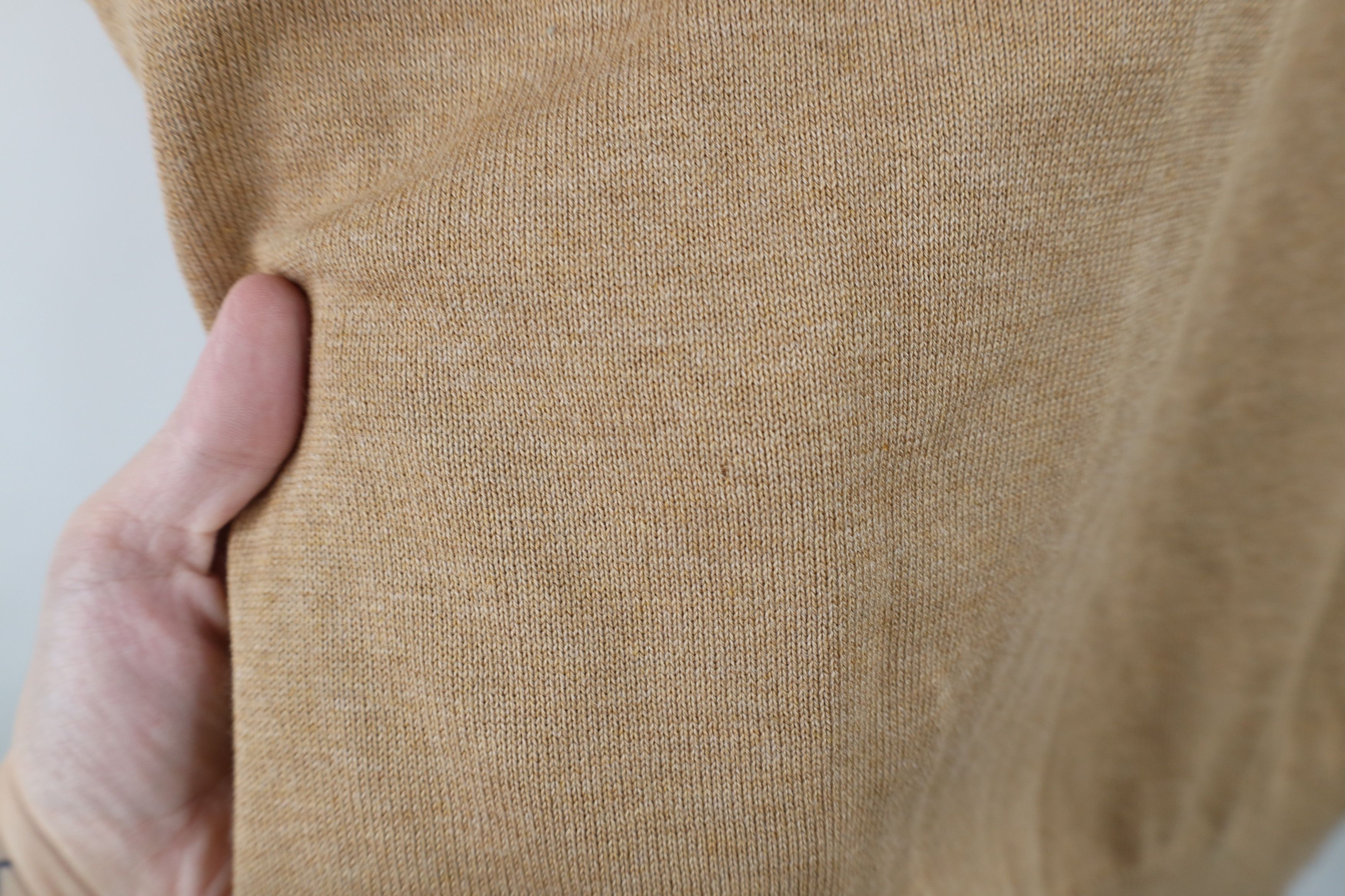 Lands' End Vintage Lands End Cotton Knit V-Neck Sweater Vest Beige Size US XL / EU 56 / 4 - 7 Thumbnail