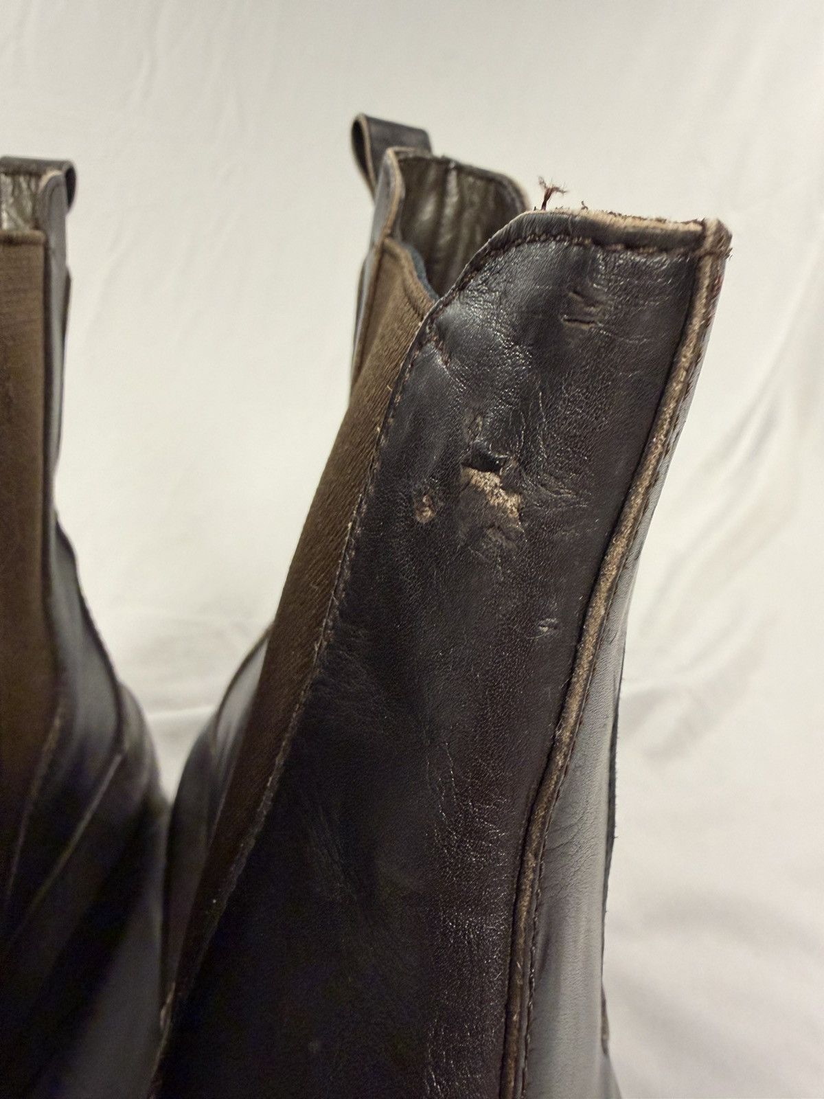 Prada AW99 Prada Brown Leather Chelsea Boots Size 38 Vibram Size US 7.5 / IT 37.5 - 8 Thumbnail