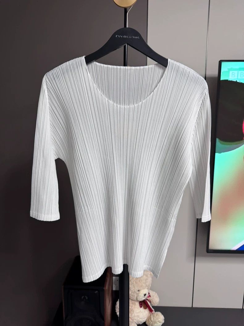 Issey Miyake Issey Miyake PP JK201 Pleated Top - dmc Size US S / EU 44-46 / 1 - 1 Thumbnail