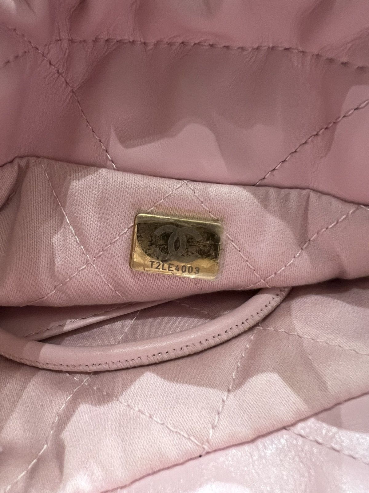 Chanel Chanel Mini Quilted 22 Hobo Bag Pink Size ONE SIZE - 9 Thumbnail