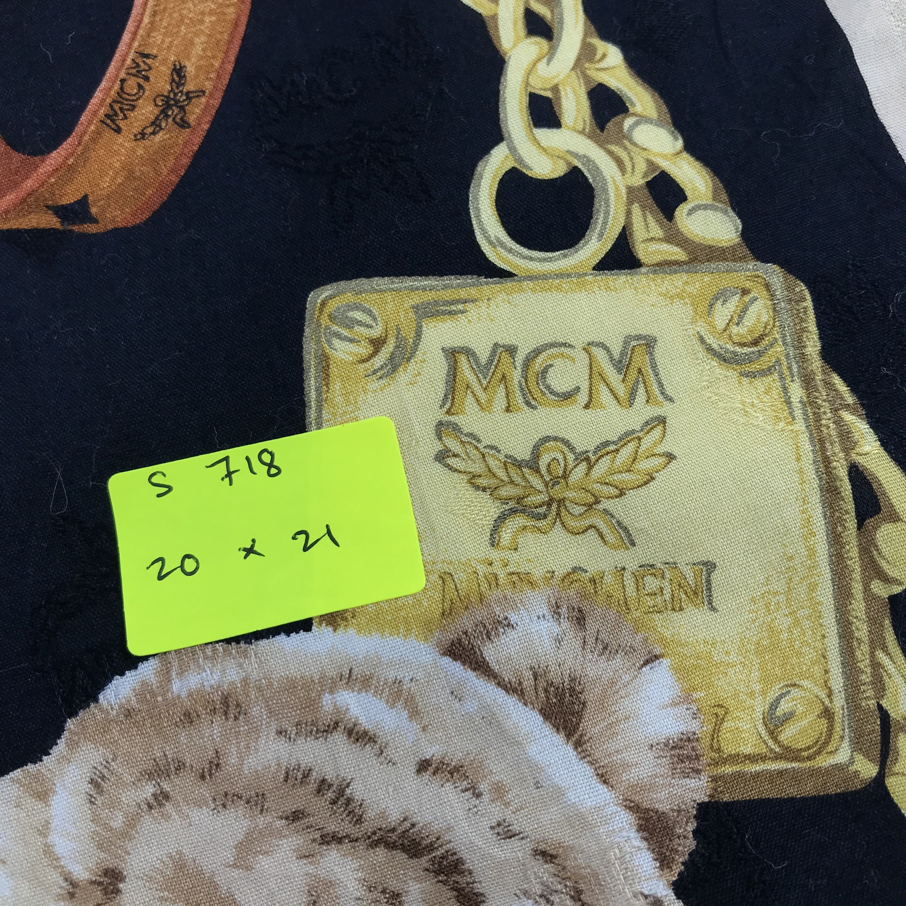 MCM × Vintage MCM Bandana / Handkerchief / Neckerchief - S718 Size ONE SIZE - 5 Thumbnail