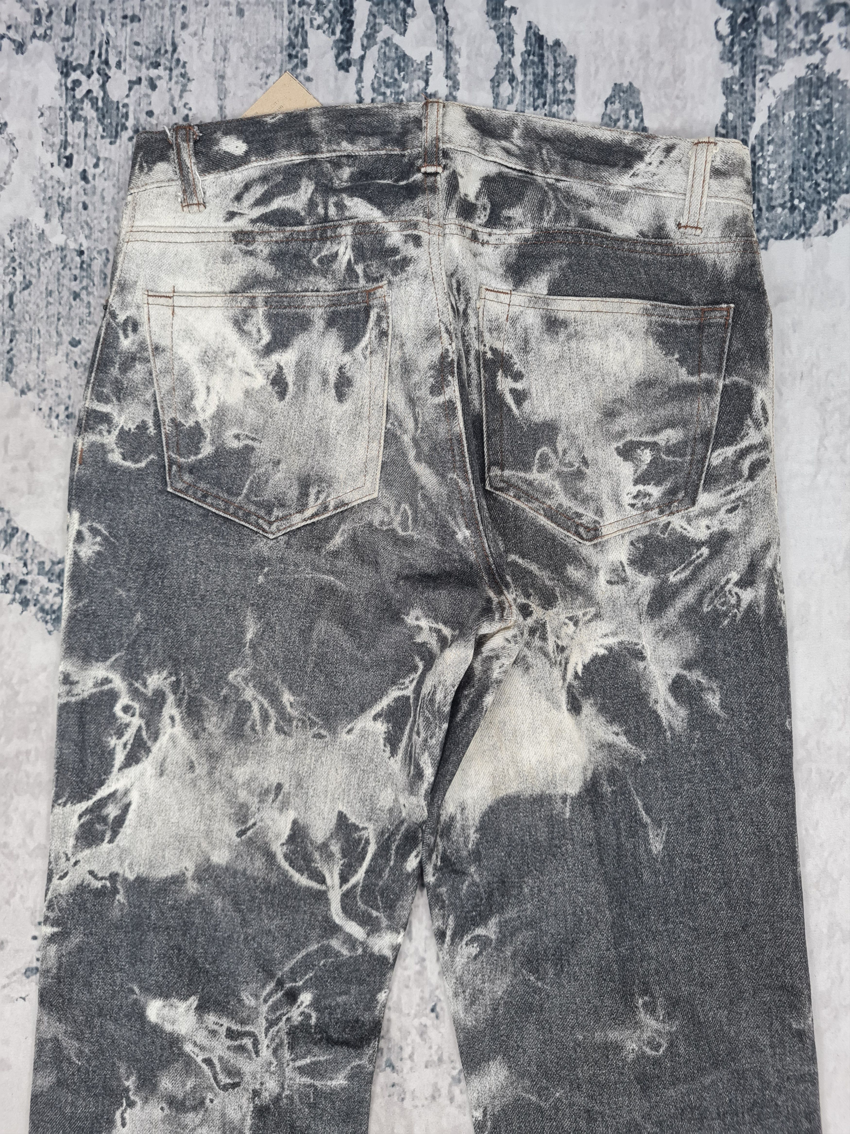 Japanese Brand FREAK ANSER HOMME Bleach Design Jeans Size 30x34 JB0153 Size US 30 / EU 46 - 8 Thumbnail