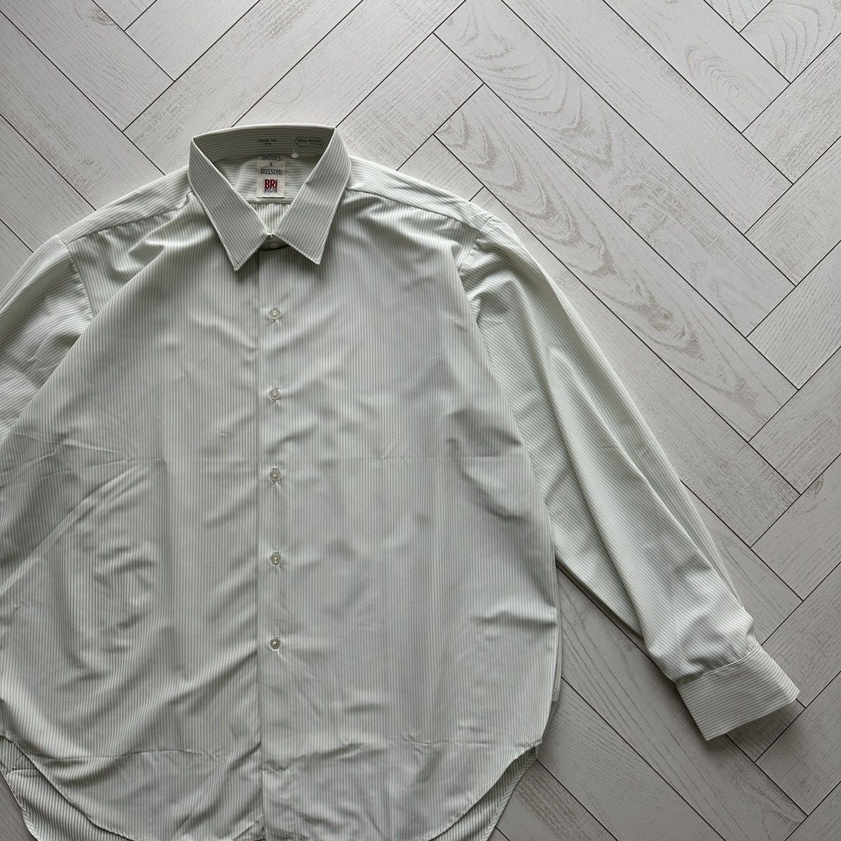 Vintage Vintage 60s very rare Rhodes & Rosslyn Bri Nylon shirt UK Size US XXL / EU 58 / 5 - 3 Thumbnail