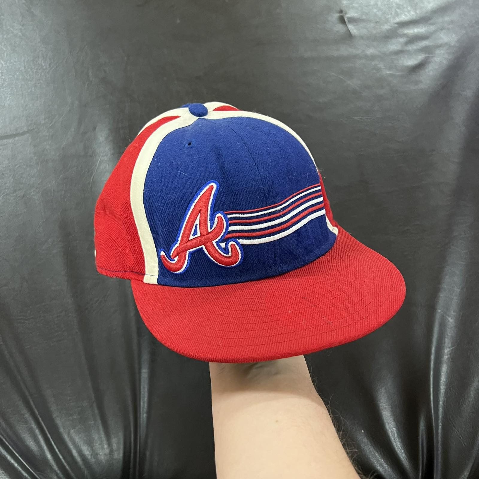 MLB × New Era × Vintage Atlanta Braves New Era MLB Hat Cap Vintage 90s Size ONE SIZE - 1 Thumbnail