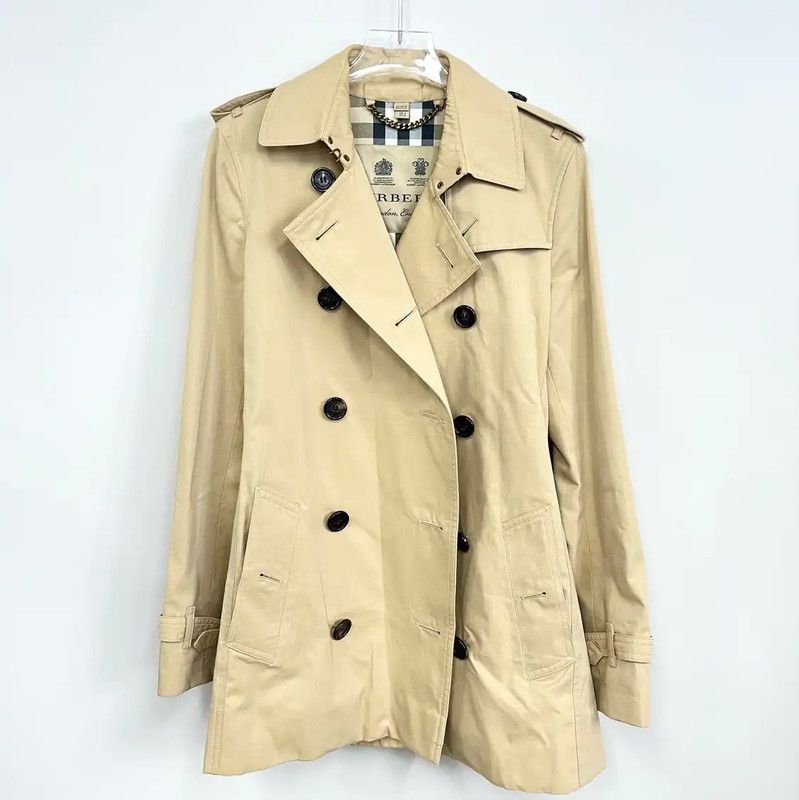 Burberry Burberry Women's Khaki Trench Coat Size S Size S / US 4 / IT 40 - 1 Thumbnail