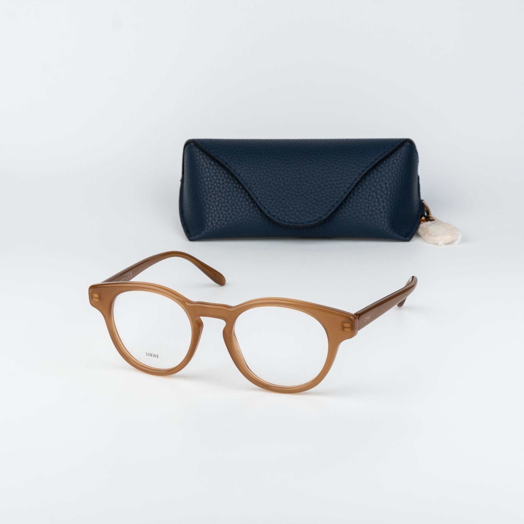 Loewe Loewe Women Eyeglasses Round LW50085I SLIM 047 NEW AUTHENTIC Size ONE SIZE - 1 Thumbnail