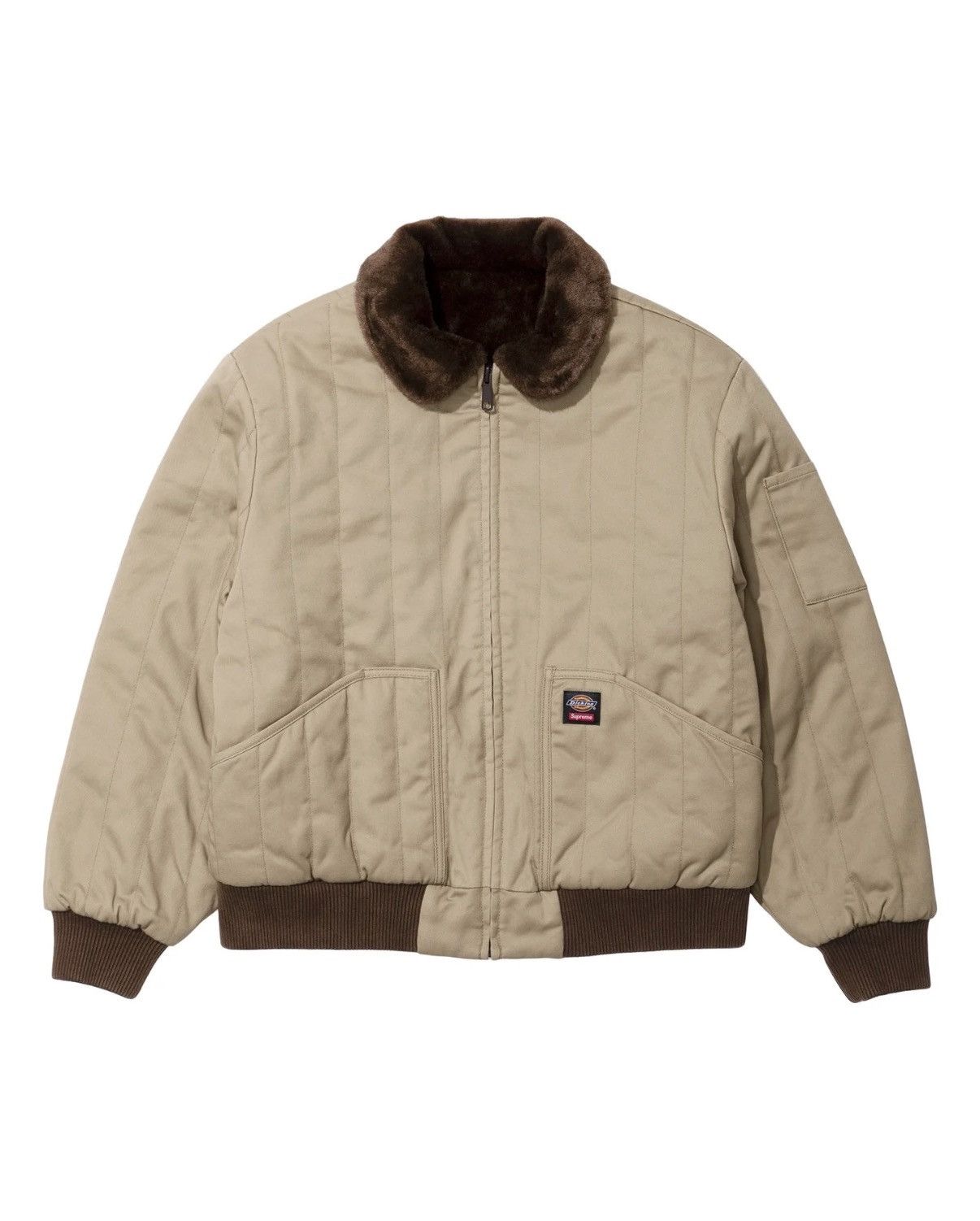 Dickies × Supreme Supreme x Dickies Reversible Quilted Faux Fur Work Jacket Size US M / EU 48-50 / 2 - 1 Thumbnail