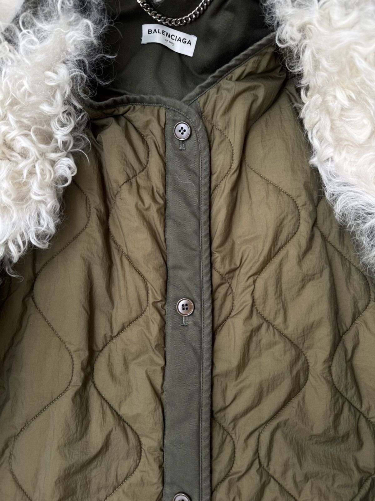 Balenciaga Balenciaga AW16 Aviator Lamb Fur Military Oversized Parka Size US M / EU 48-50 / 2 - 8 Thumbnail
