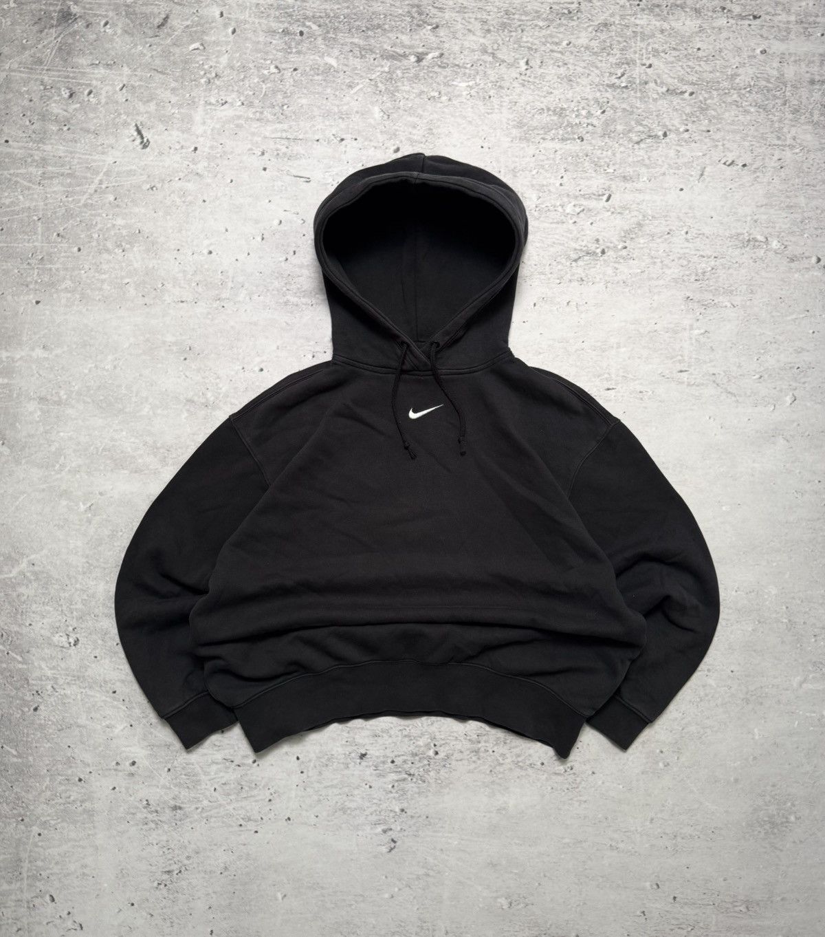 Nike × Vintage NIKE VINTAGE CENTER LOGO OVERSIZE BOXY HOODIE Size US S / EU 44-46 / 1 - 1 Thumbnail