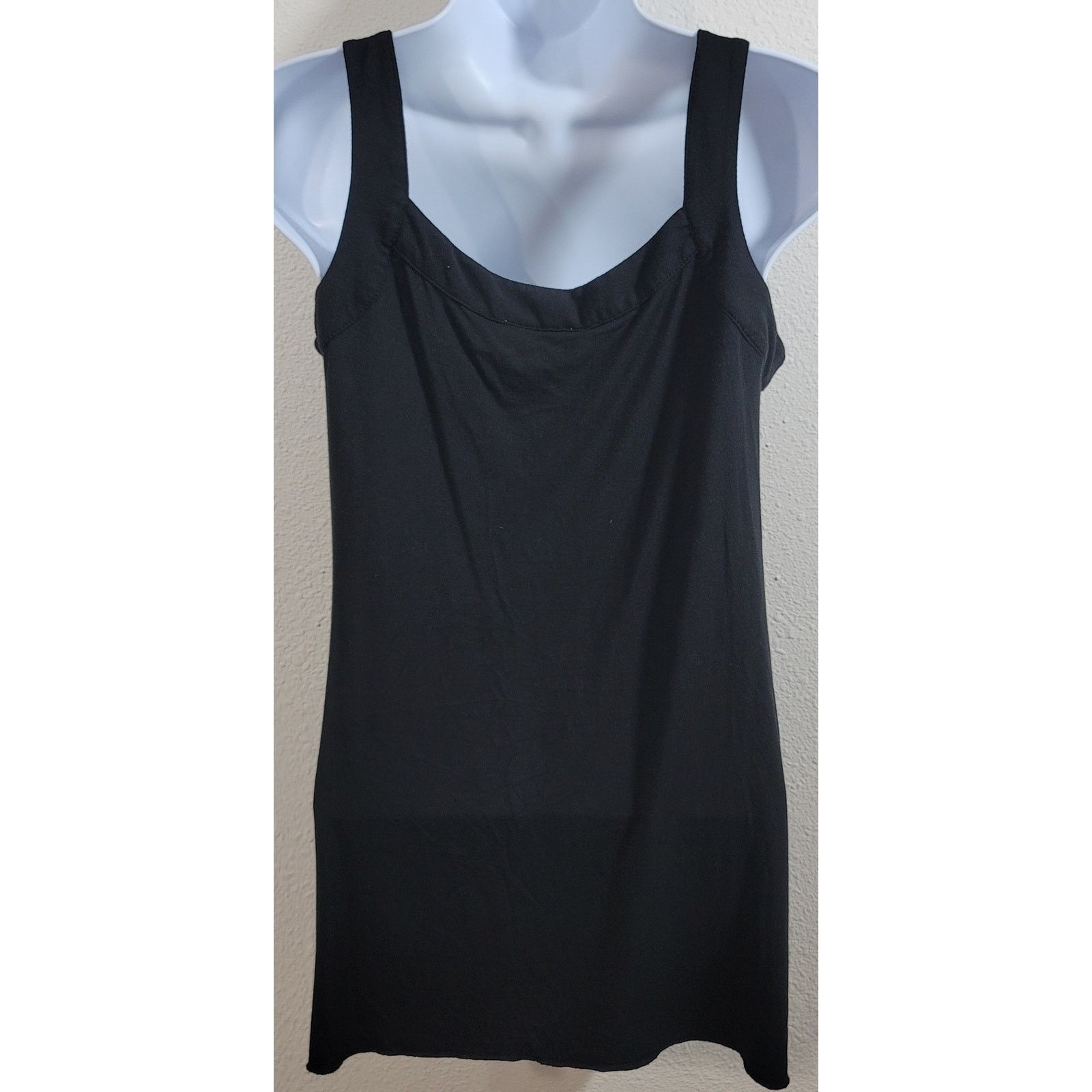 Other Loft Black Pleated Front Tank Top Small Sleeveless Flowy Size S / US 4 / IT 40 - 2 Thumbnail