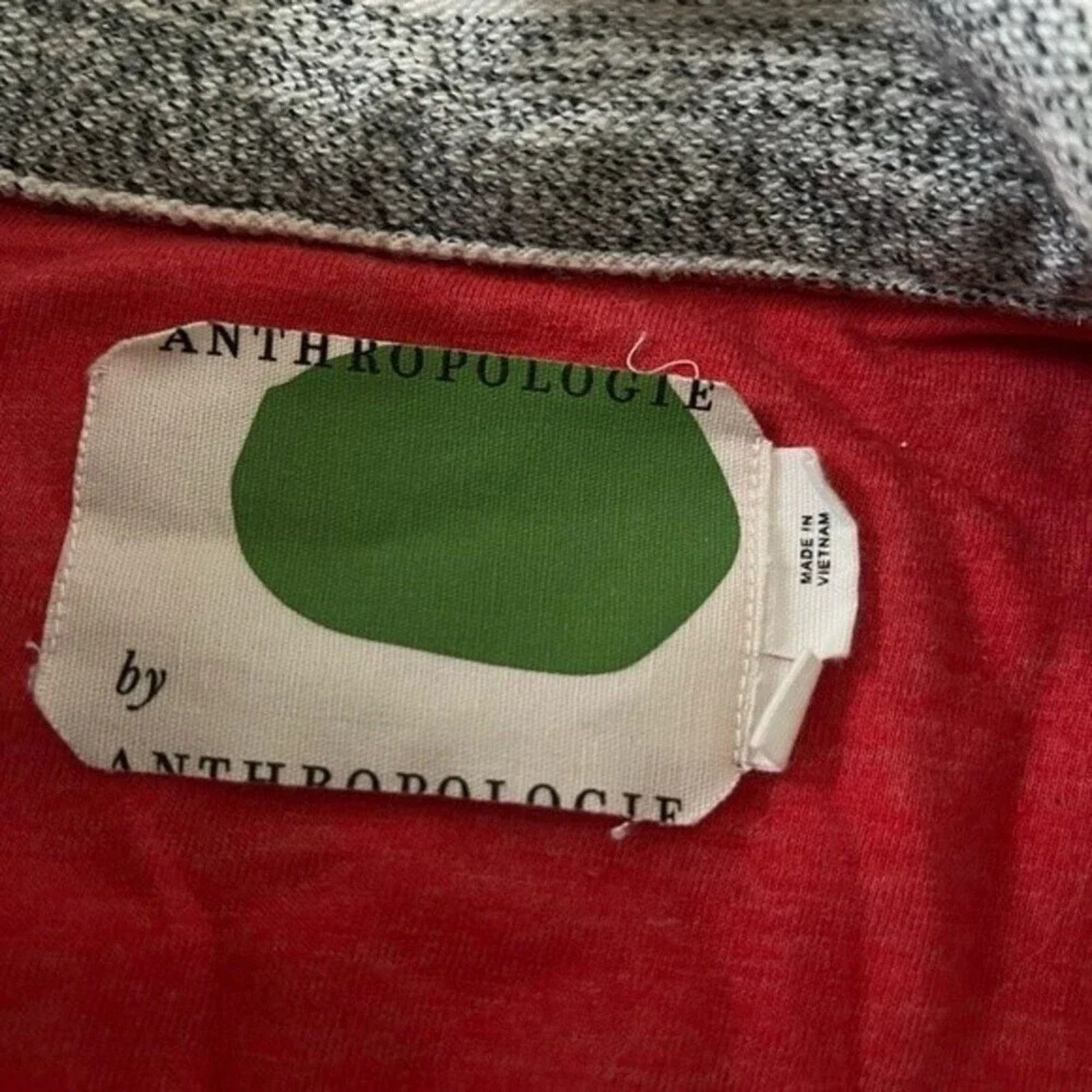 Anthropologie Anthropologie Caitlin Grey knit Moto jacket, size Medium Size M / US 6-8 / IT 42-44 - 7 Thumbnail