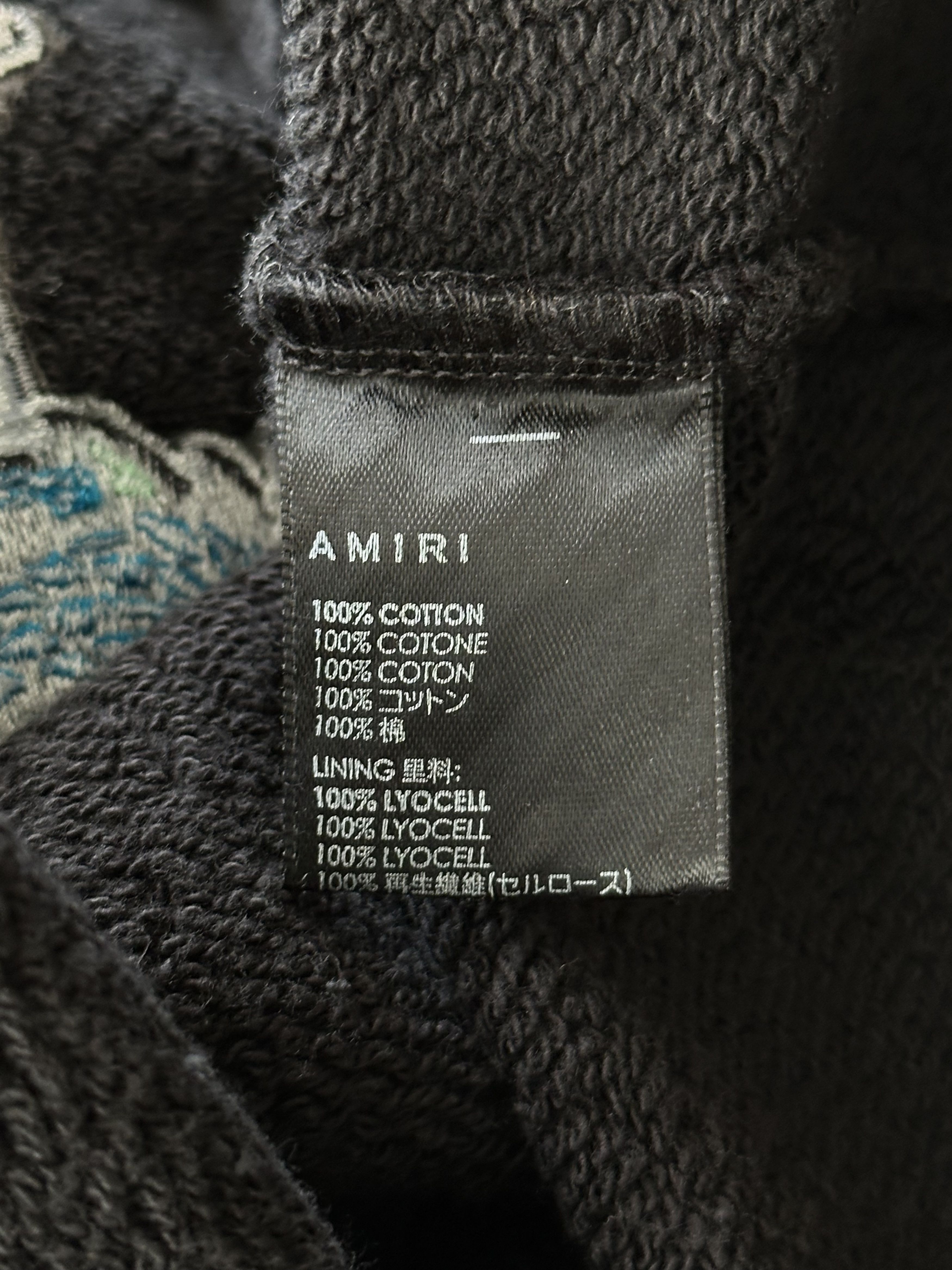 Amiri Amiri Black & White Embroidered Dragon Logo Hoodie Size US L / EU 52-54 / 3 - 4 Thumbnail