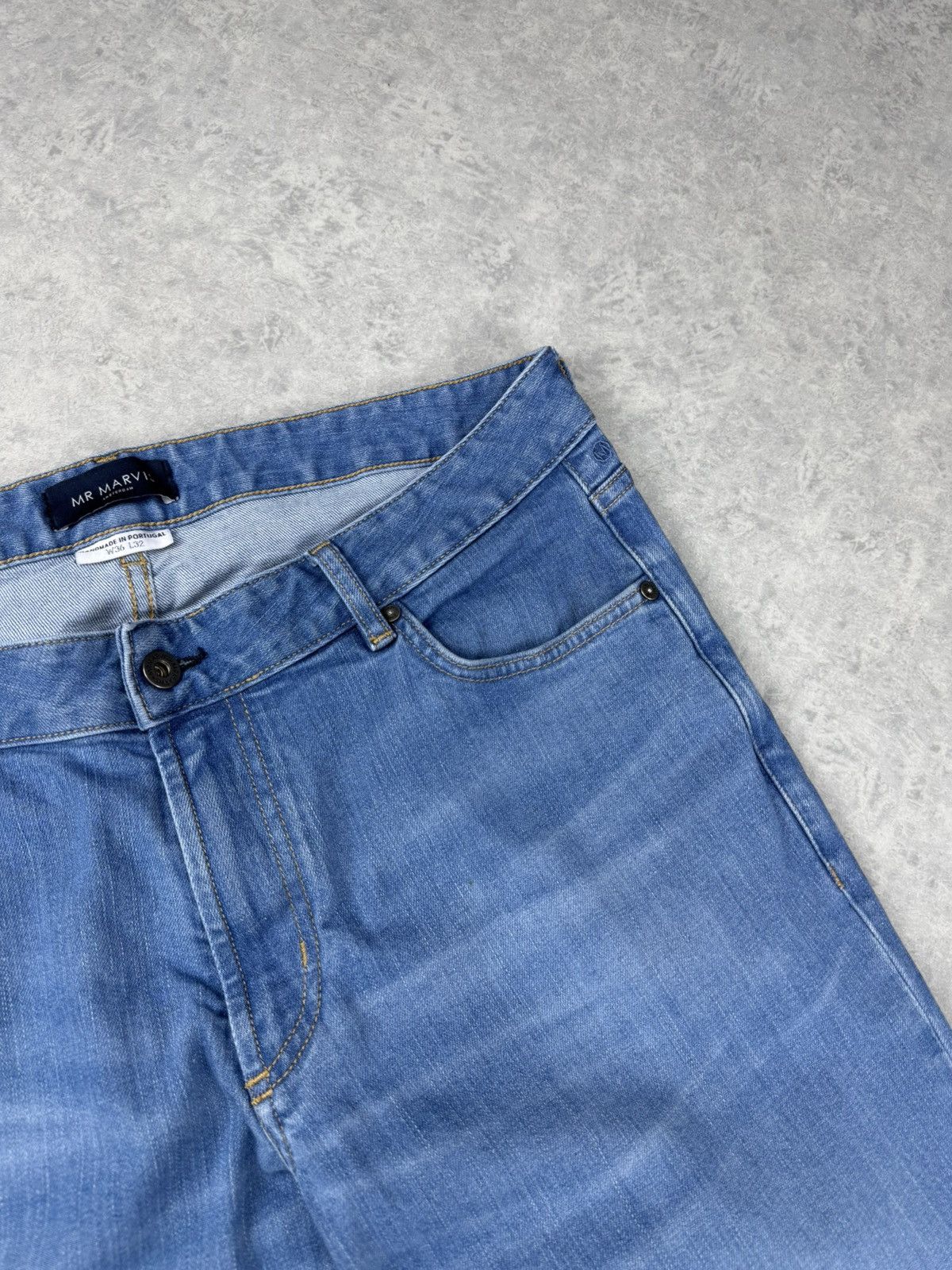 Other Mr Marvis Blue Denim Jeans Men’s Size 36x32 Size US 36 / EU 52 - 6 Thumbnail