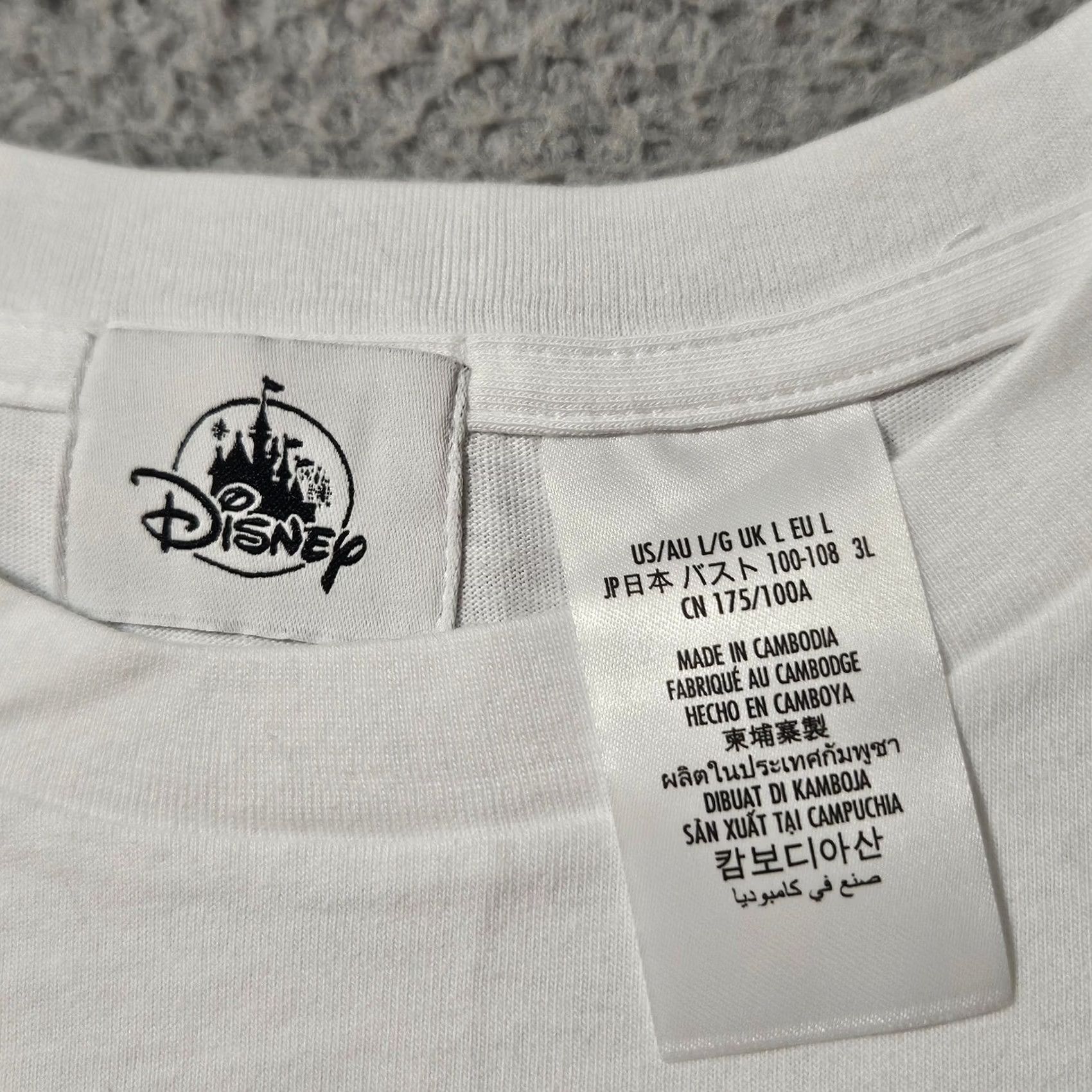 Disney Disney T Shirt Womens Large White Minnie Mouse 2024 Short Sleeve Size L / US 10 / IT 46 - 4 Thumbnail