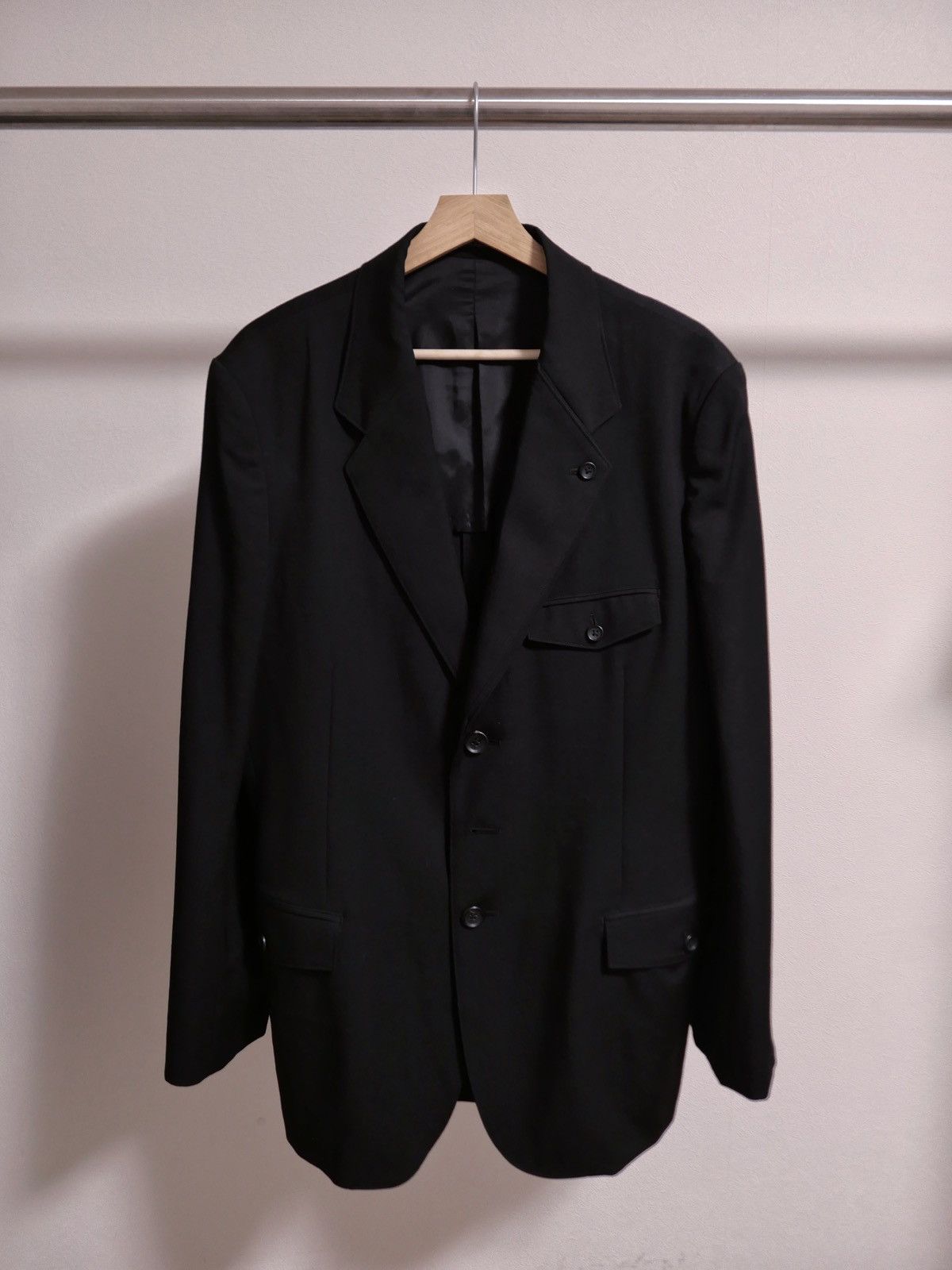 Yohji Yamamoto Yohji Yamamoto Pour Homme Double Lapel Jacket Size 44R - 1 Thumbnail