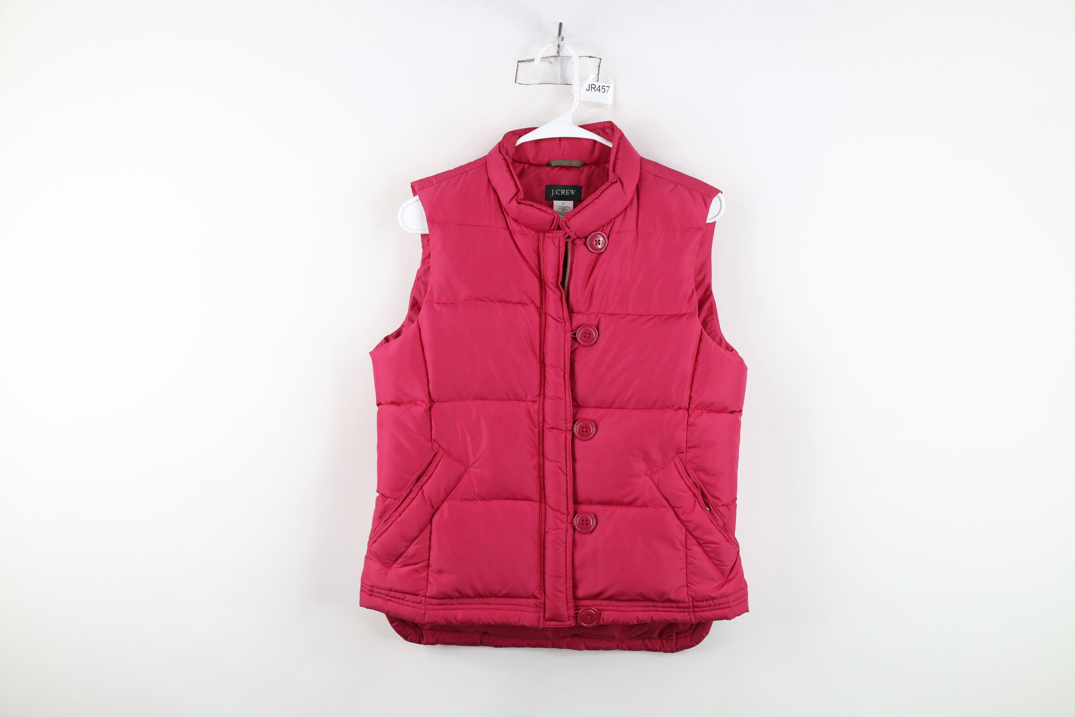 J.Crew Vintage J Crew Down Insulated Big Button Putfer Vest Jacket Size M / US 6-8 / IT 42-44 - 1 Thumbnail