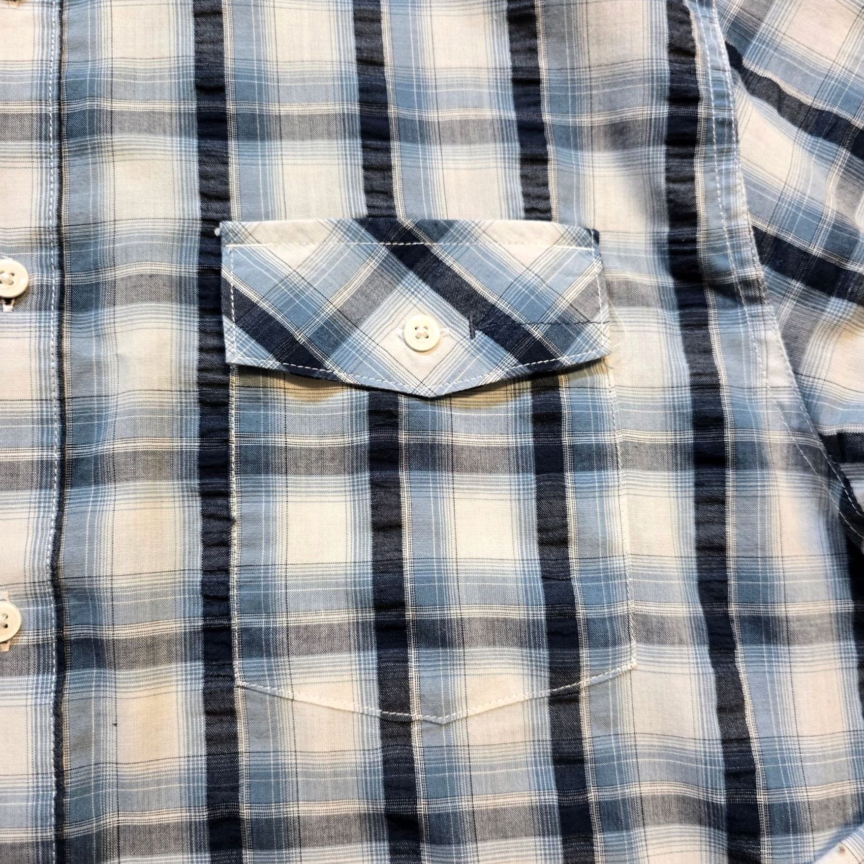 Mountain Hardwear Mountain Hardwear Shirt Mens XL Blue Plaid Button Long Sleeve Hiking Outdoors Size US XL / EU 56 / 4 - 5 Thumbnail