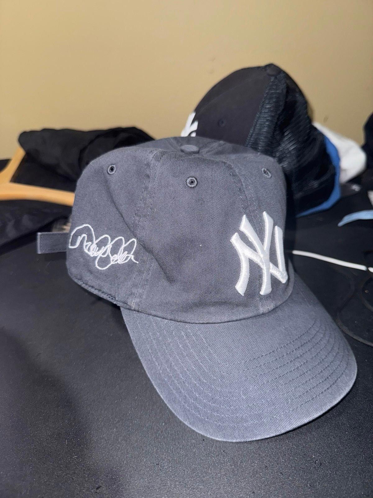 New Era MLB New York Yankees Strapback Script Spellout Hat 47 Brand Size ONE SIZE - 2 Thumbnail