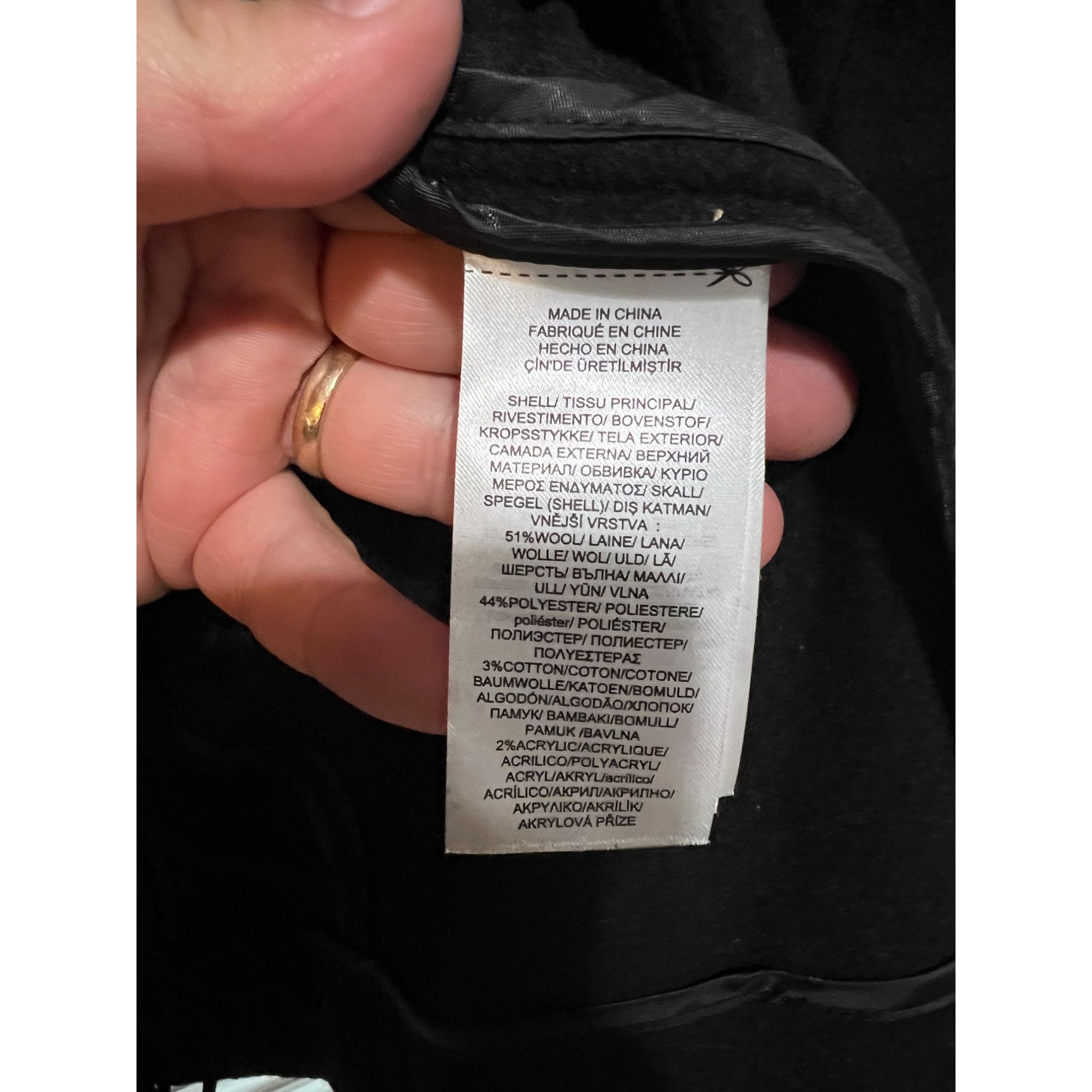 Ralph Lauren Ralph Lauren Black Label Wool Blend Womens Jacket - Size 4 Size S / US 4 / IT 40 - 4 Thumbnail