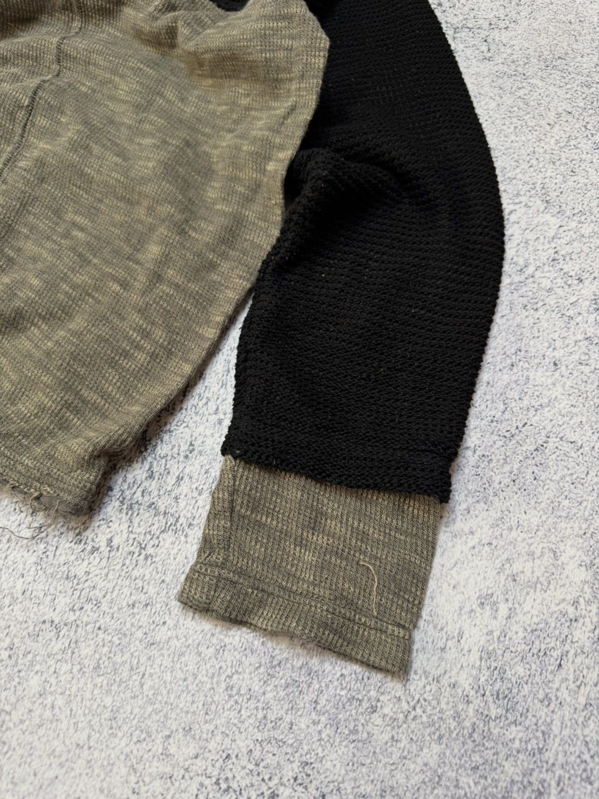If Six Was Nine 00s Y2K Distressed Knit Sweater Opium Japanese Style Sweater Size S / US 4 / IT 40 - 3 Thumbnail