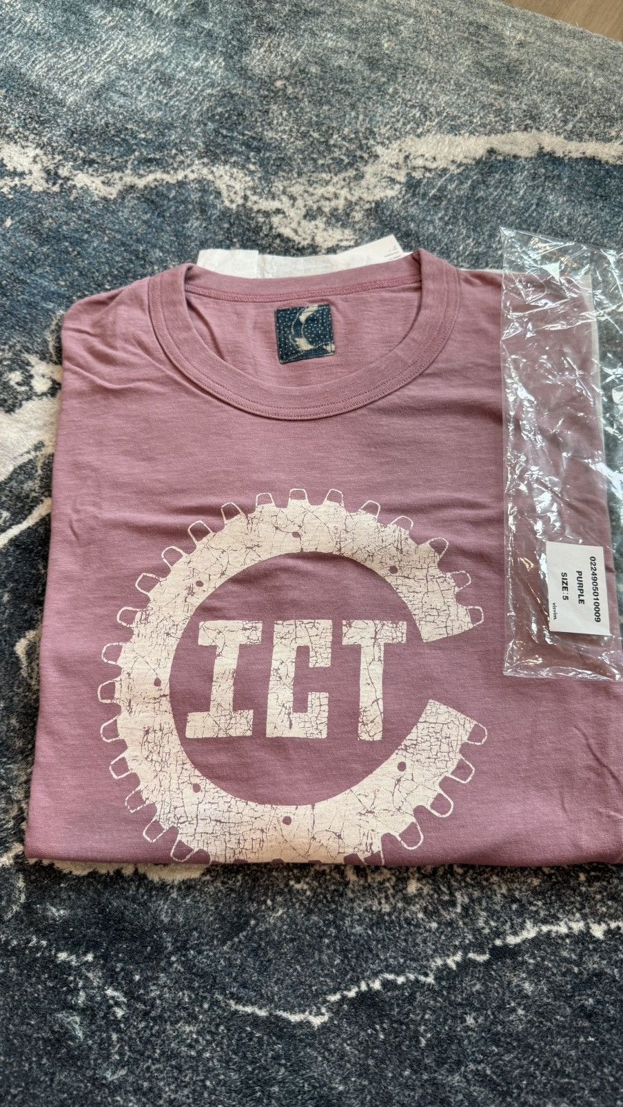 Visvim Brand New Visvim I.C.T Tee Purple Size 5 Size US XXL / EU 58 / 5 - 3 Thumbnail