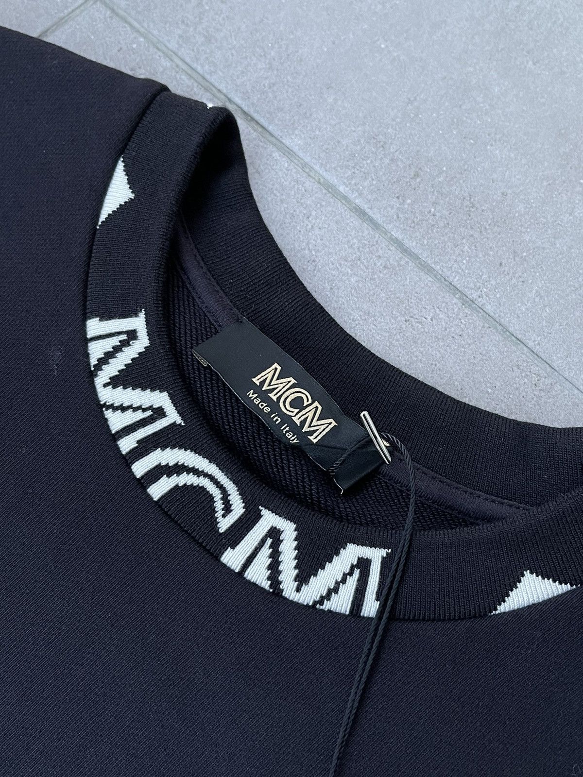 MCM !DS! SS21 MCM Neck Logo Black Sleeveless Tank Top Size US M / EU 48-50 / 2 - 10 Thumbnail