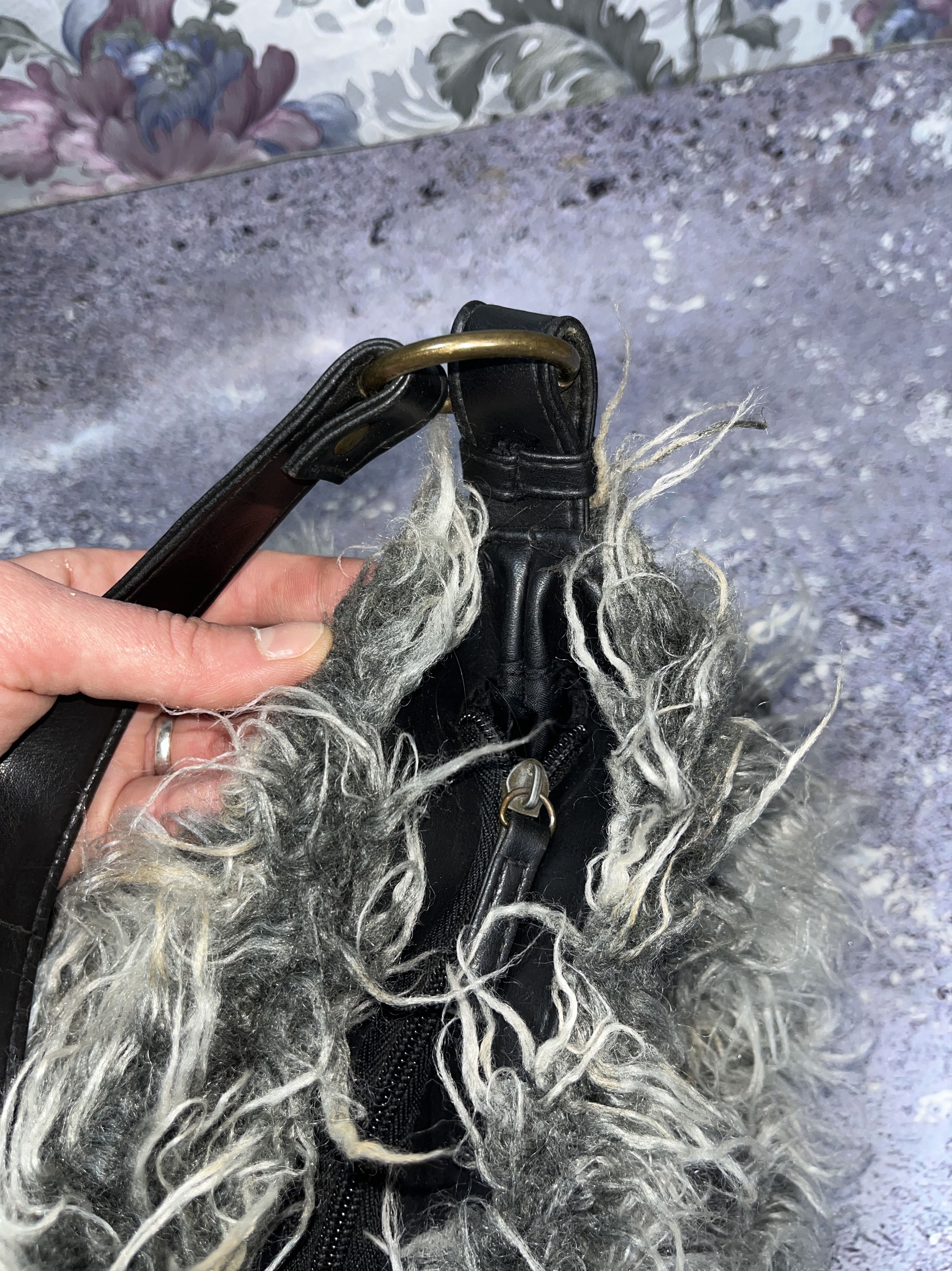 Japanese Brand Vintage Avant Garde Rick Owens Style Fur Bag y2k 00s Size ONE SIZE - 11 Thumbnail