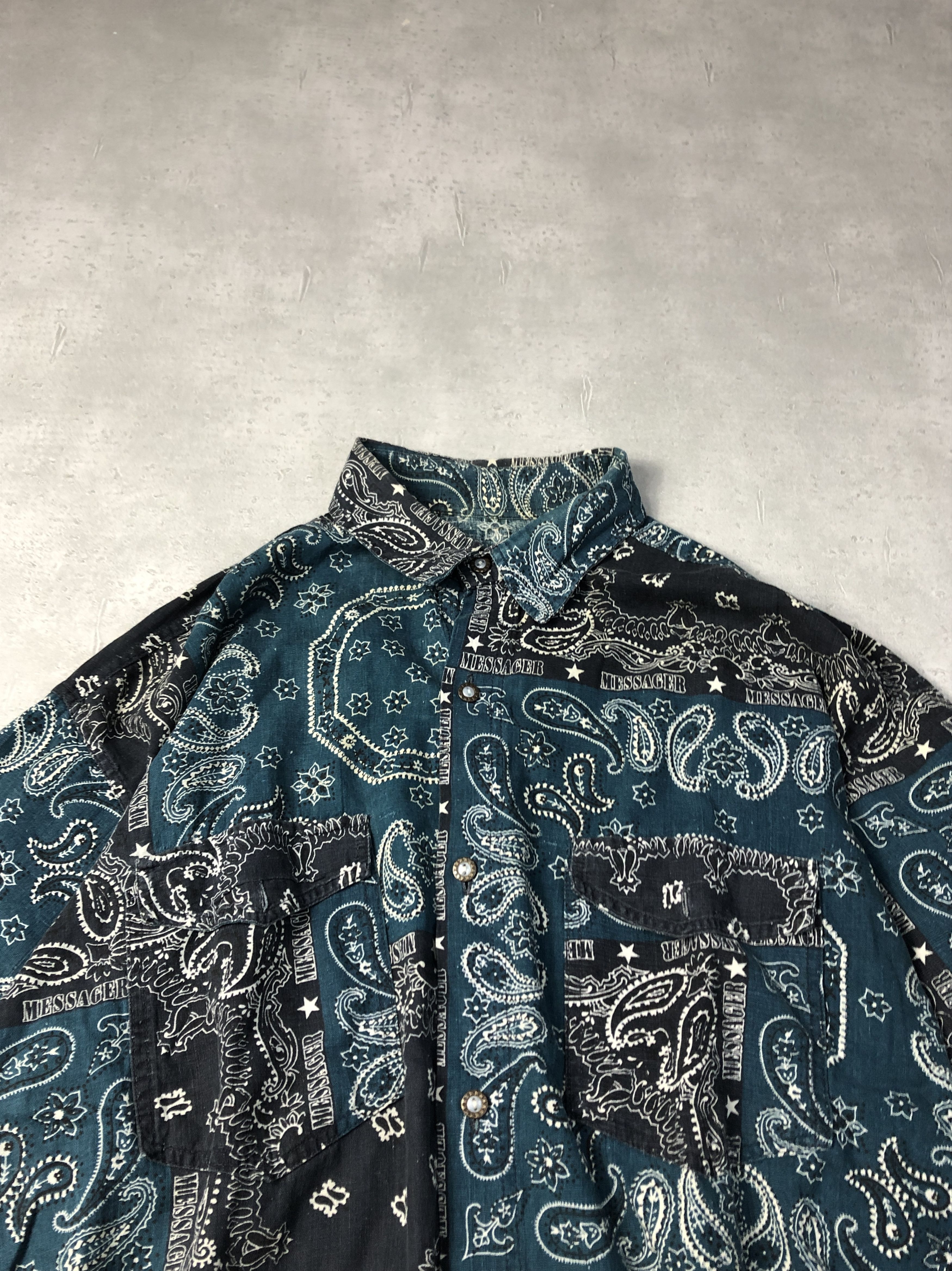 Vintage Vintage graphic shirt 27-1-5 146 Size US XL / EU 56 / 4 - 4 Thumbnail