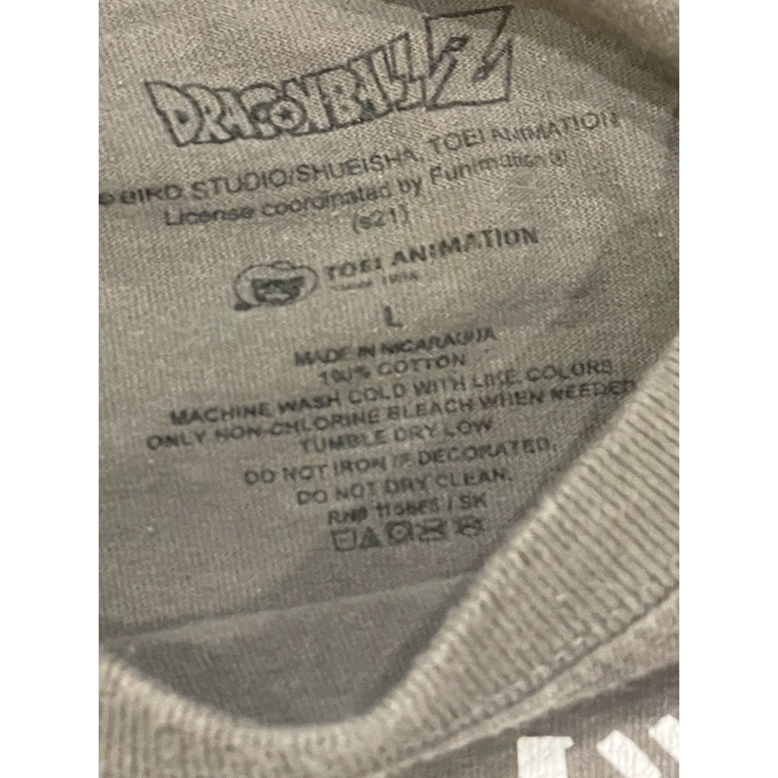 Vintage Dragon Ball Z Characters Japanese Anime Manga Gray T-Shirt Mens L Size US L / EU 52-54 / 3 - 3 Thumbnail