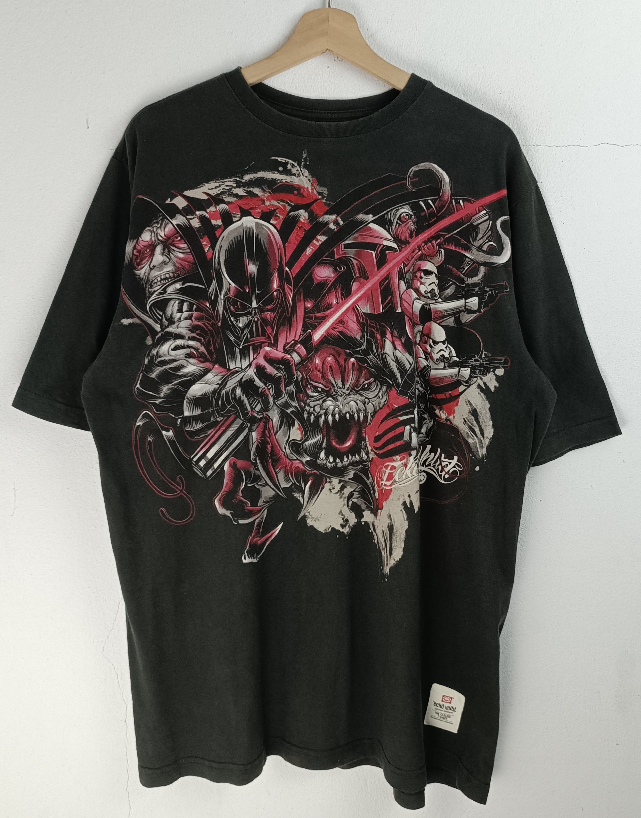 Ecko Unltd. VINTAGE '08 ECKO UNLTD X STAR WARS VERY RARE TEE Y2K STYLE Size US L / EU 52-54 / 3 - 3 Thumbnail