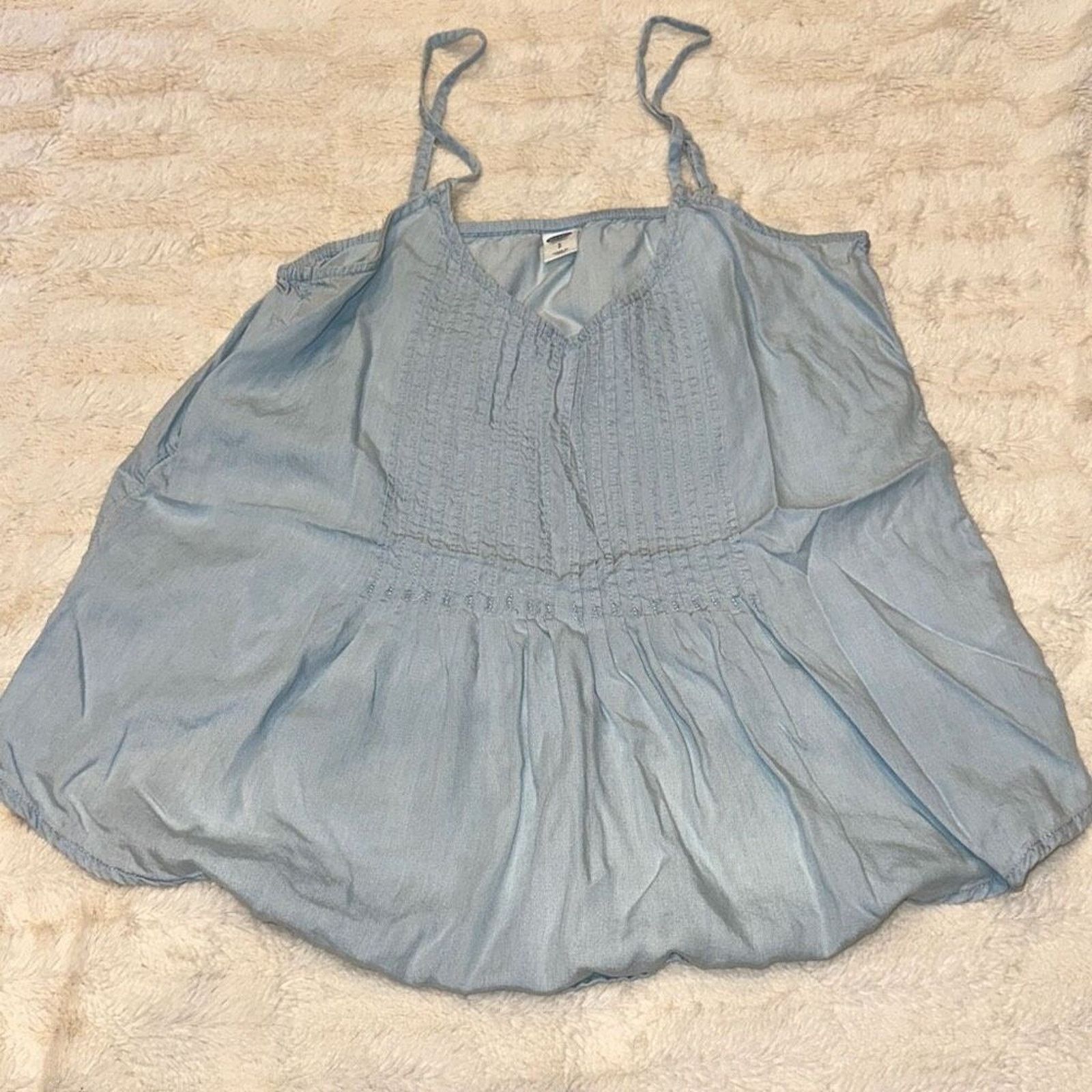 Old Navy Old Navy Light Blue Swing Tank Top | Sz S Size S / US 4 / IT 40 - 2 Thumbnail