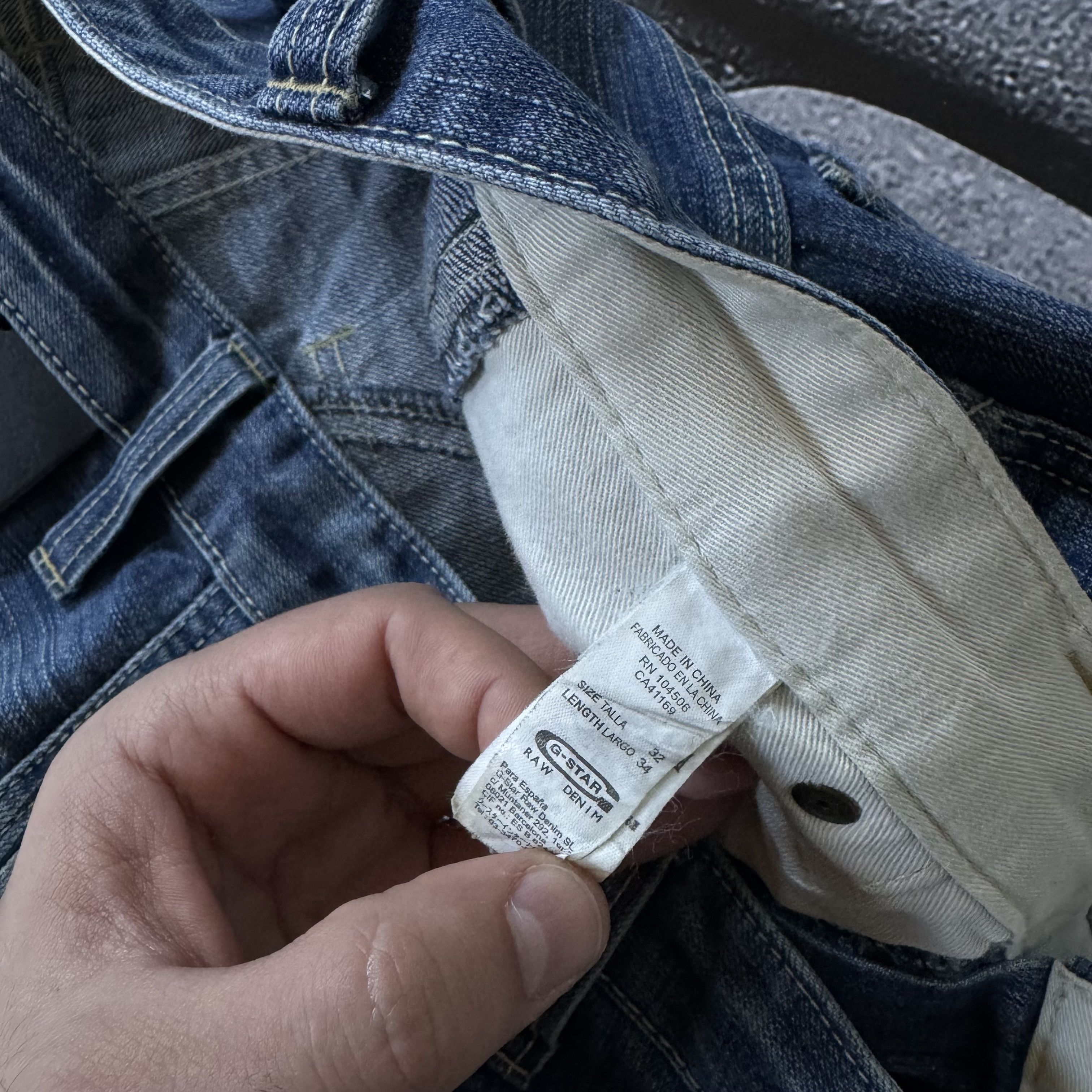 G STAR RAW NEW TRASH ELWOOD BAGGY JEANS FADED
