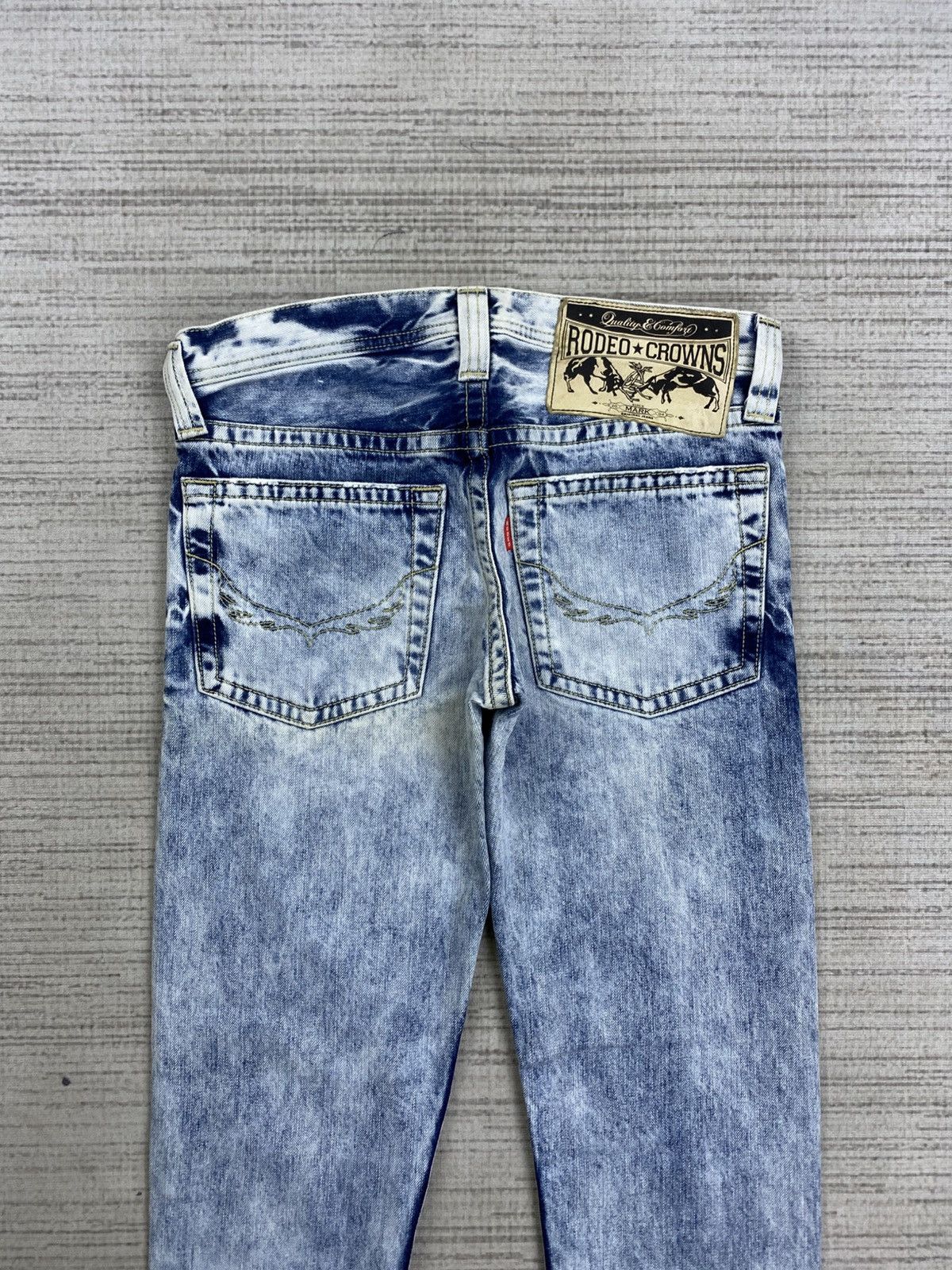 If Six Was Nine × Japanese Brand × Vintage Vintage Rodeo Crown Wash Blue Jeans Pants Size US 31 - 9 Thumbnail