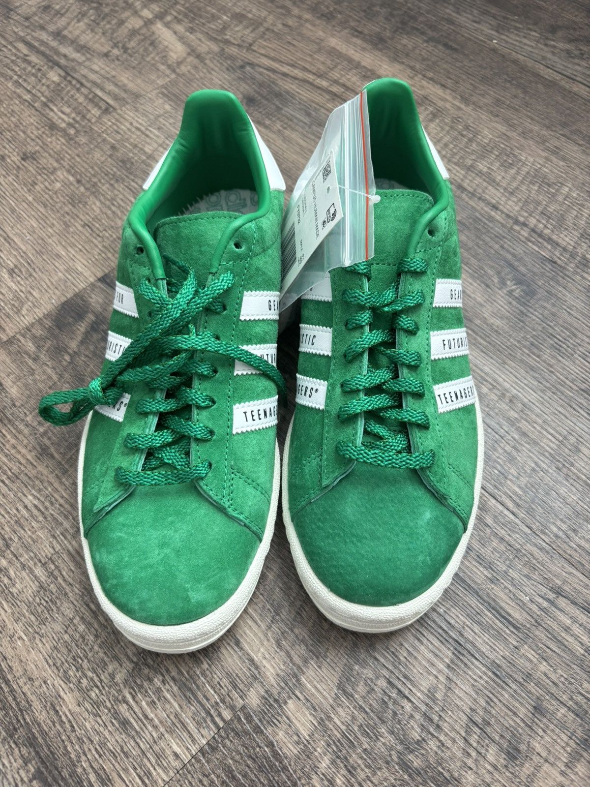 Adidas × Human Made Adidas x Human Made Sz. 7 Campus Green Shoes Size US 7 / EU 40 - 4 Thumbnail