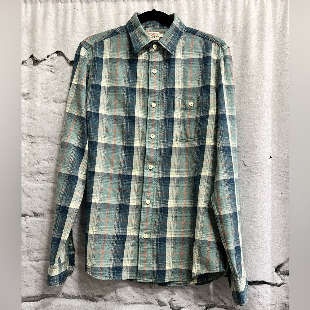 Faherty Faherty Surf Flannel Organic Cotton Beachwear Workwear Fish Size US S / EU 44-46 / 1 - 2 Thumbnail