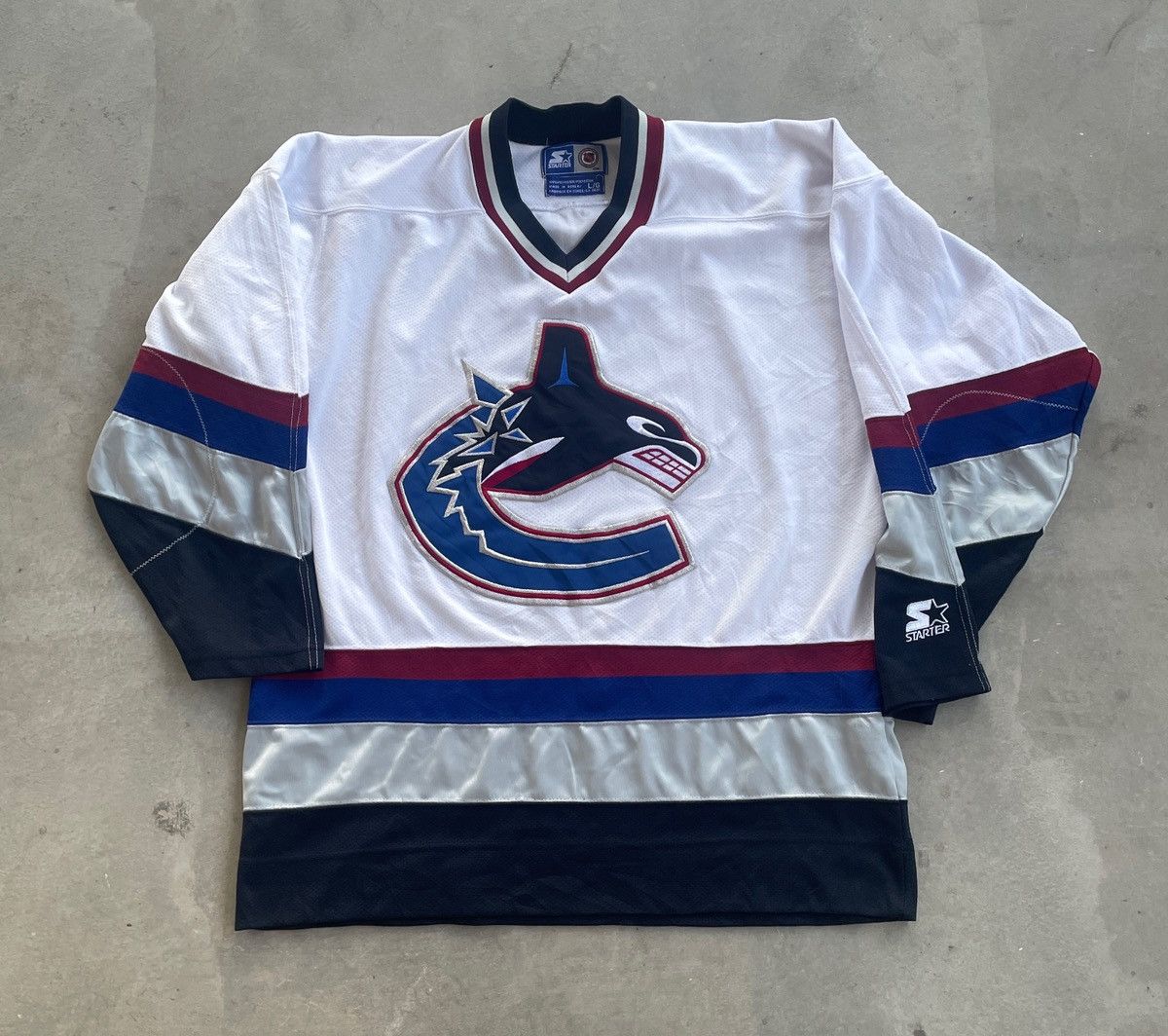 Starter × Vintage VINTAGE STARTER VANCOUVER CANUCKS HOCKEY JERSEY Size US L / EU 52-54 / 3 - 1 Thumbnail