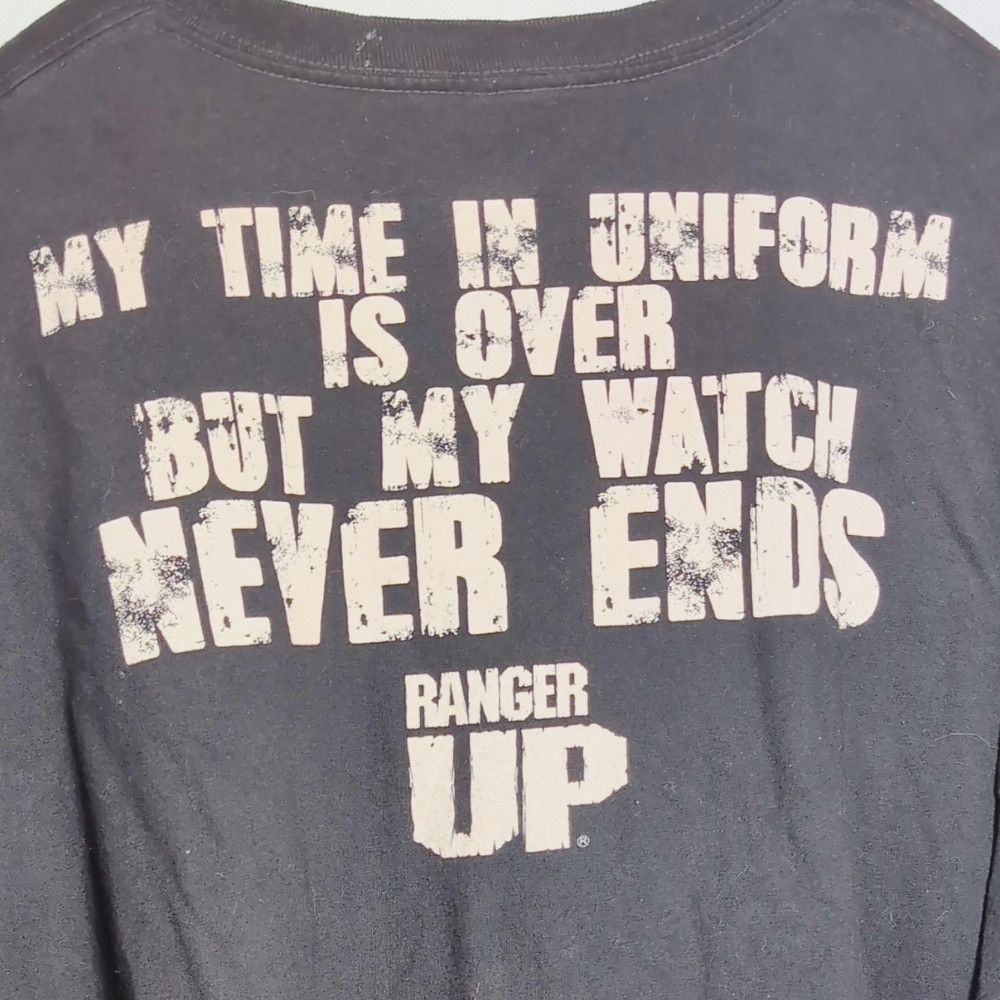 Other Ranger Up US Army Watch Never Ends Gray Men's T-Shirt XXXL Size US XXL / EU 58 / 5 - 3 Thumbnail