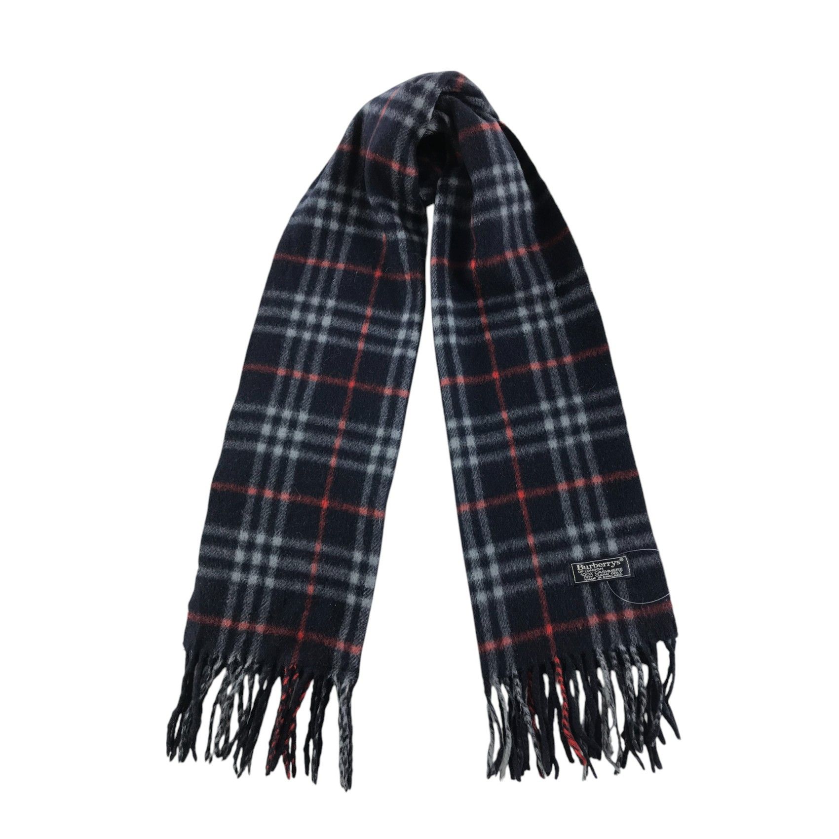 Burberry × Vintage Burberry Scarf / Muffler / Neckwear - WW2746 Size ONE SIZE - 1 Thumbnail