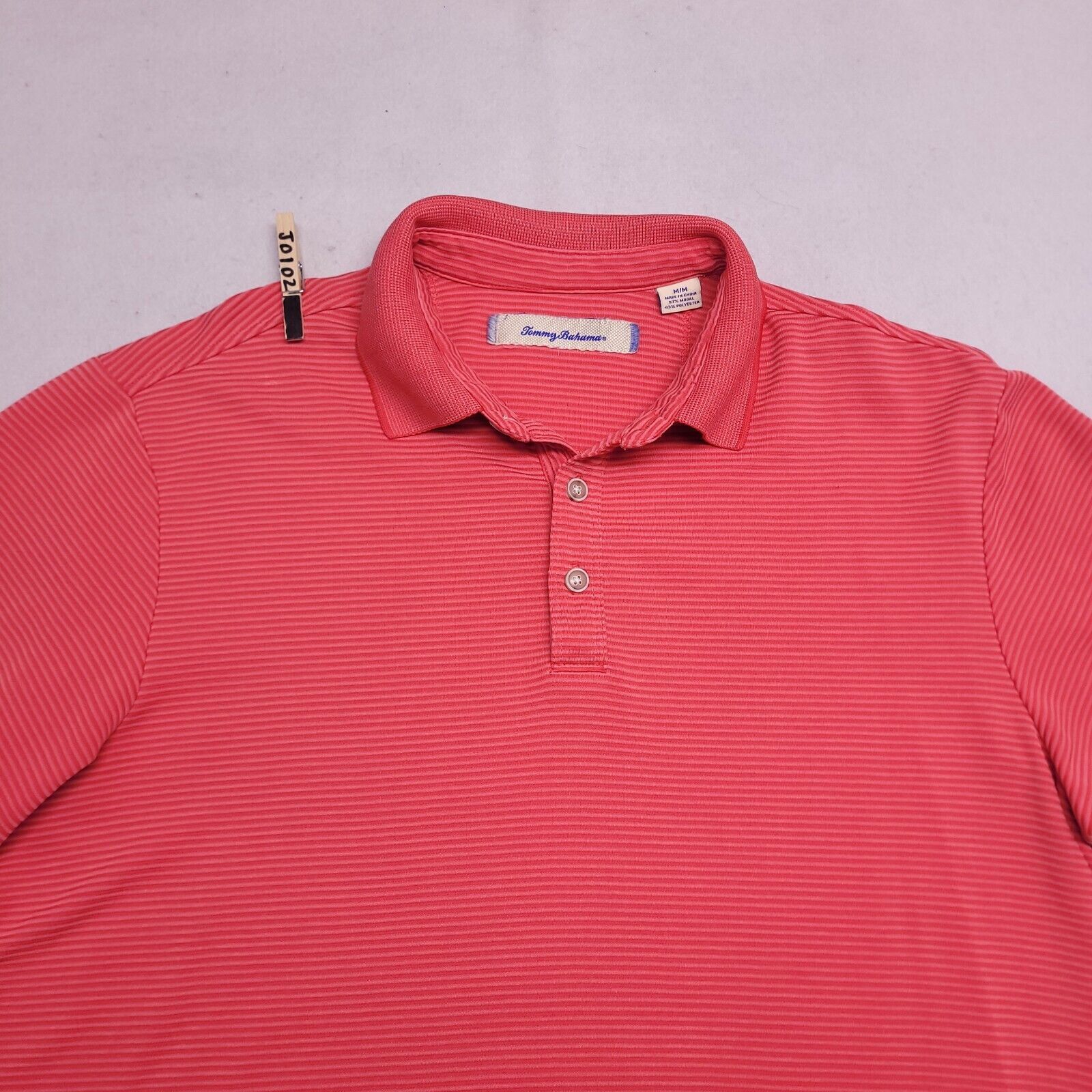 Tommy Bahama Tommy Bahama Casual Pullover Polo Shirt Mens Size M Orange Size US M / EU 48-50 / 2 - 1 Thumbnail